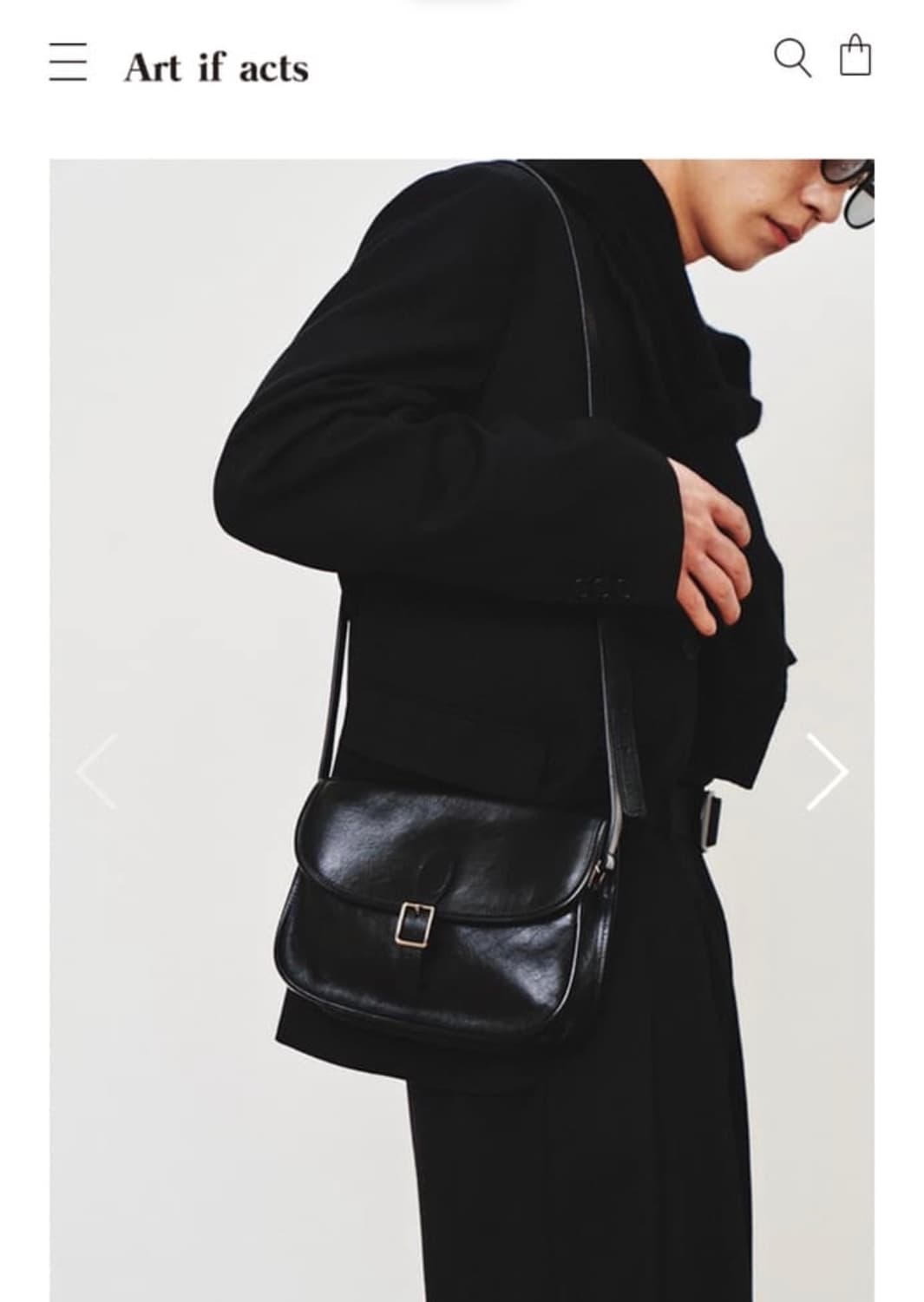 아트이프액츠_카트리지 레더 백 상품이미지3