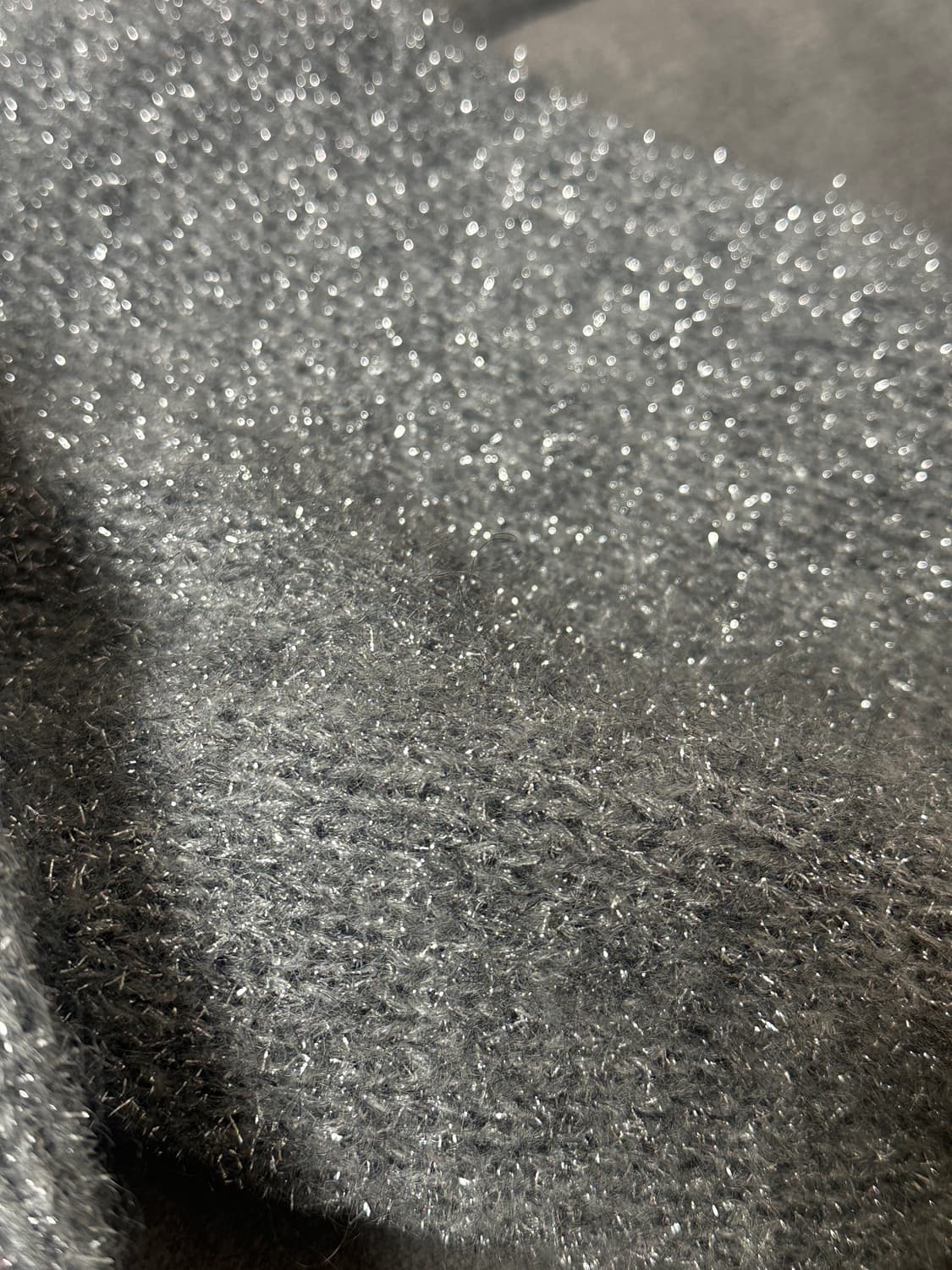 INSCRIRE 모헤어 울 혼방 메탈 그레이 니트 (F) 상품이미지9