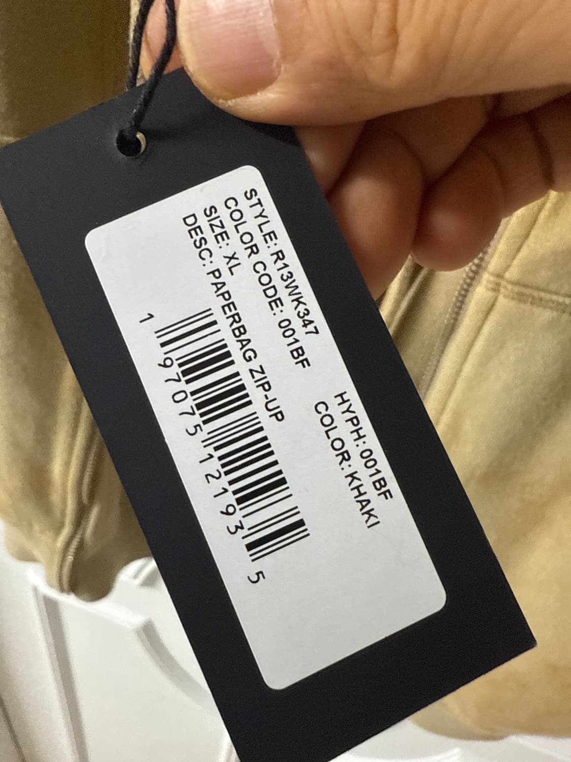 R13 페이퍼백 지퍼업 자켓 상품이미지9