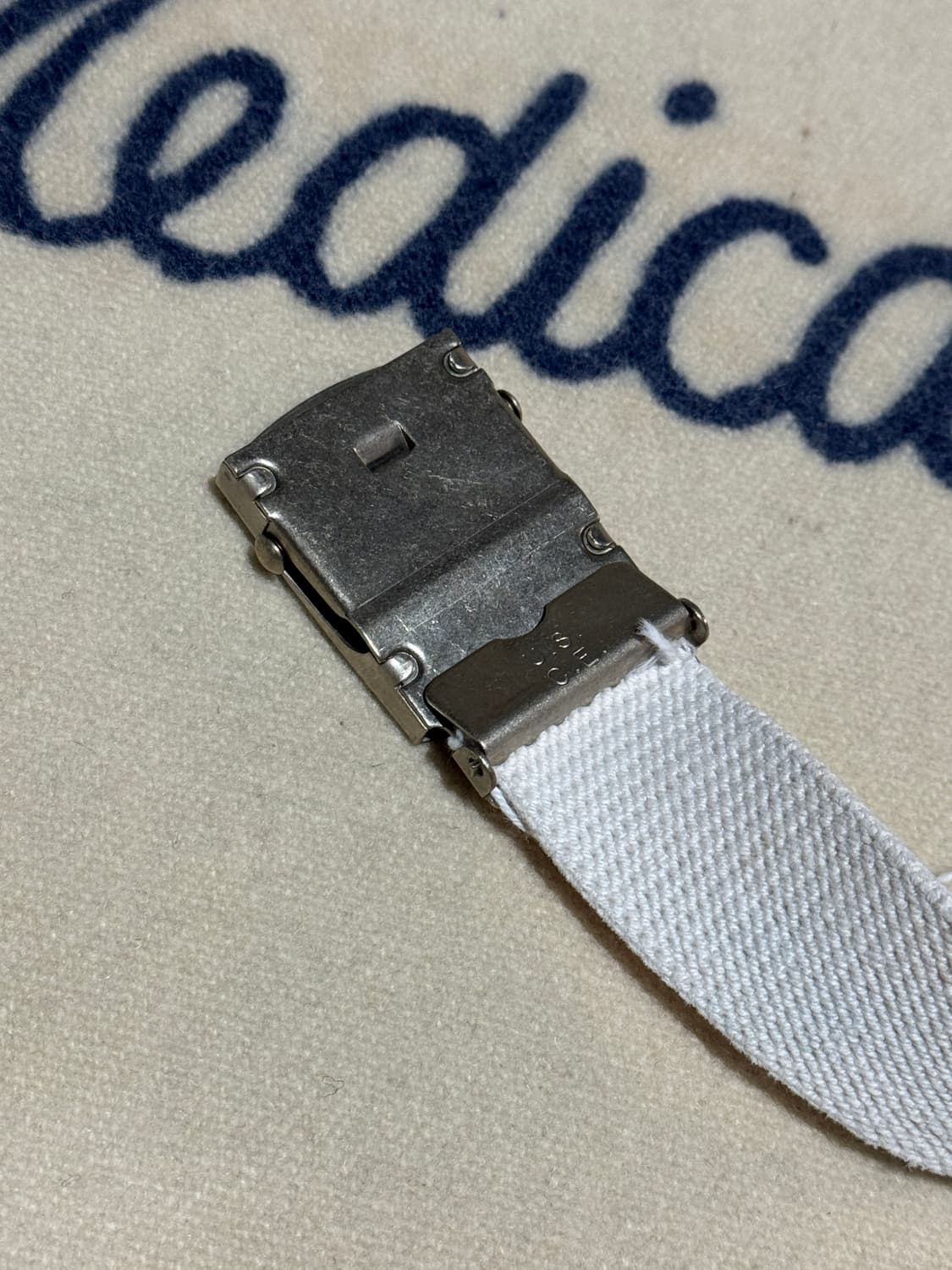 40s 대전용 USN 미해군 화이트 벨트 상품이미지4