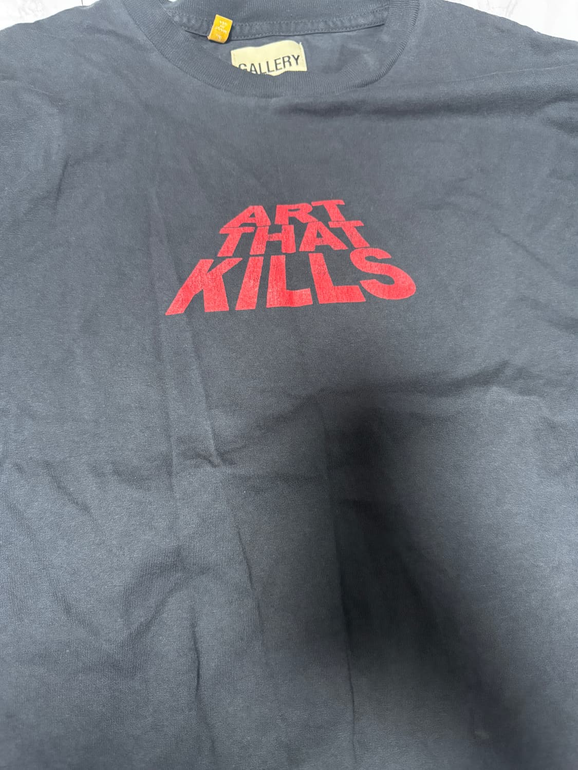 갤러리디파트먼트 art that kill 블랙 반팔 L 사이즈 팝니다 상품이미지1
