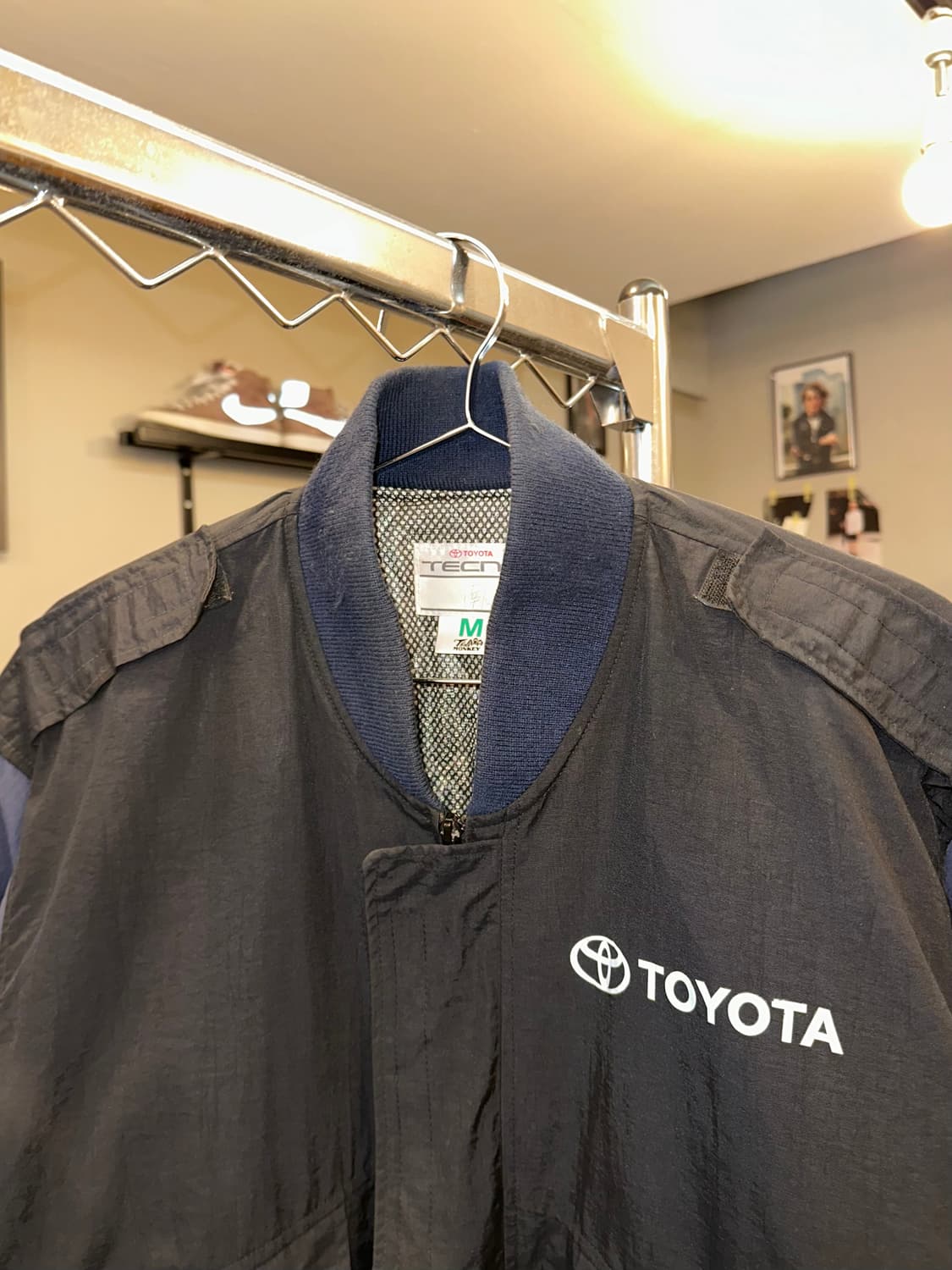 Toyota Tecno logo work bomber jacket 상품이미지6