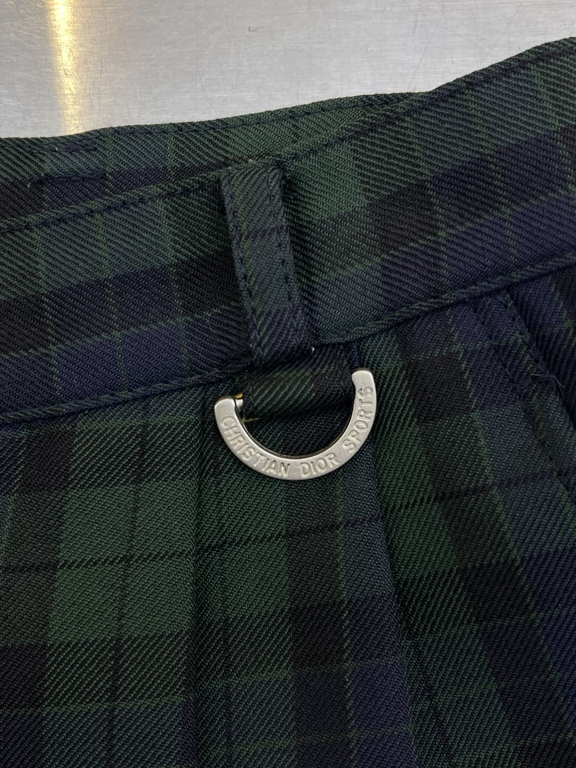 크리스챤 디올 90s 울 타탄 체크 슬랙스 상품이미지5