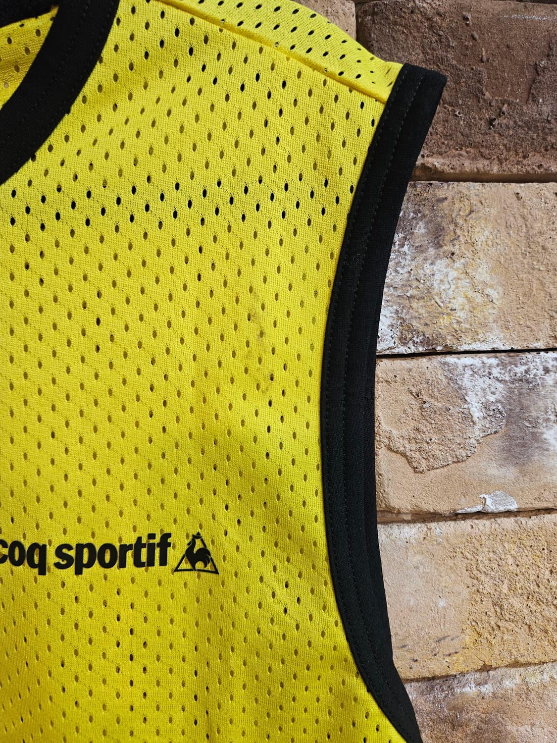 새상품)르꼬끄 스포츠 옐로우 민소매 95(M) 상품이미지6