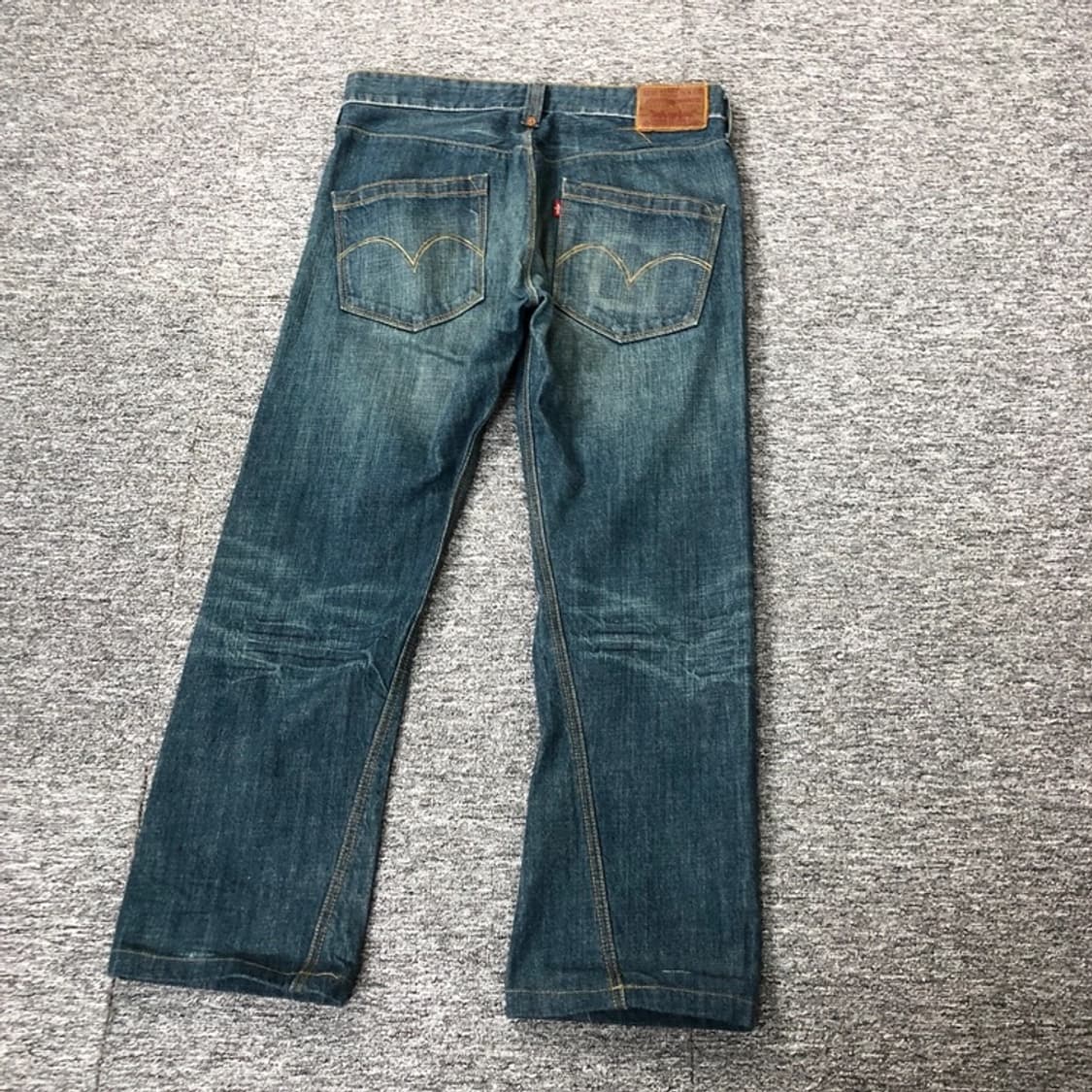리바이스 정품 커브드 사선 데님팬츠 상품이미지4