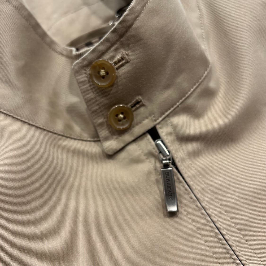 [S] 버버리 런던 베이지색 Harrington 자켓 B155 상품이미지4