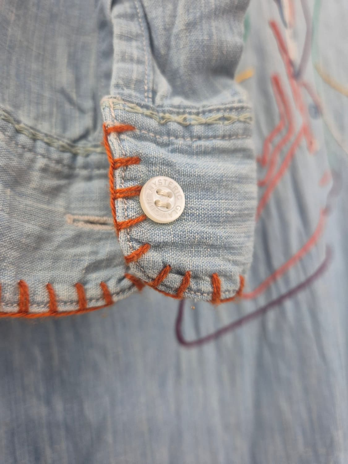 Hysteric glamour Denim long shirt  상품이미지6