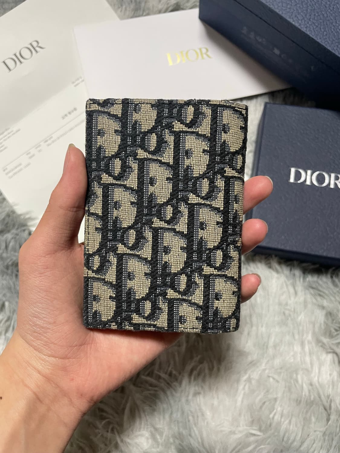 디올 오블리크 오거나이저 지갑 상품이미지3