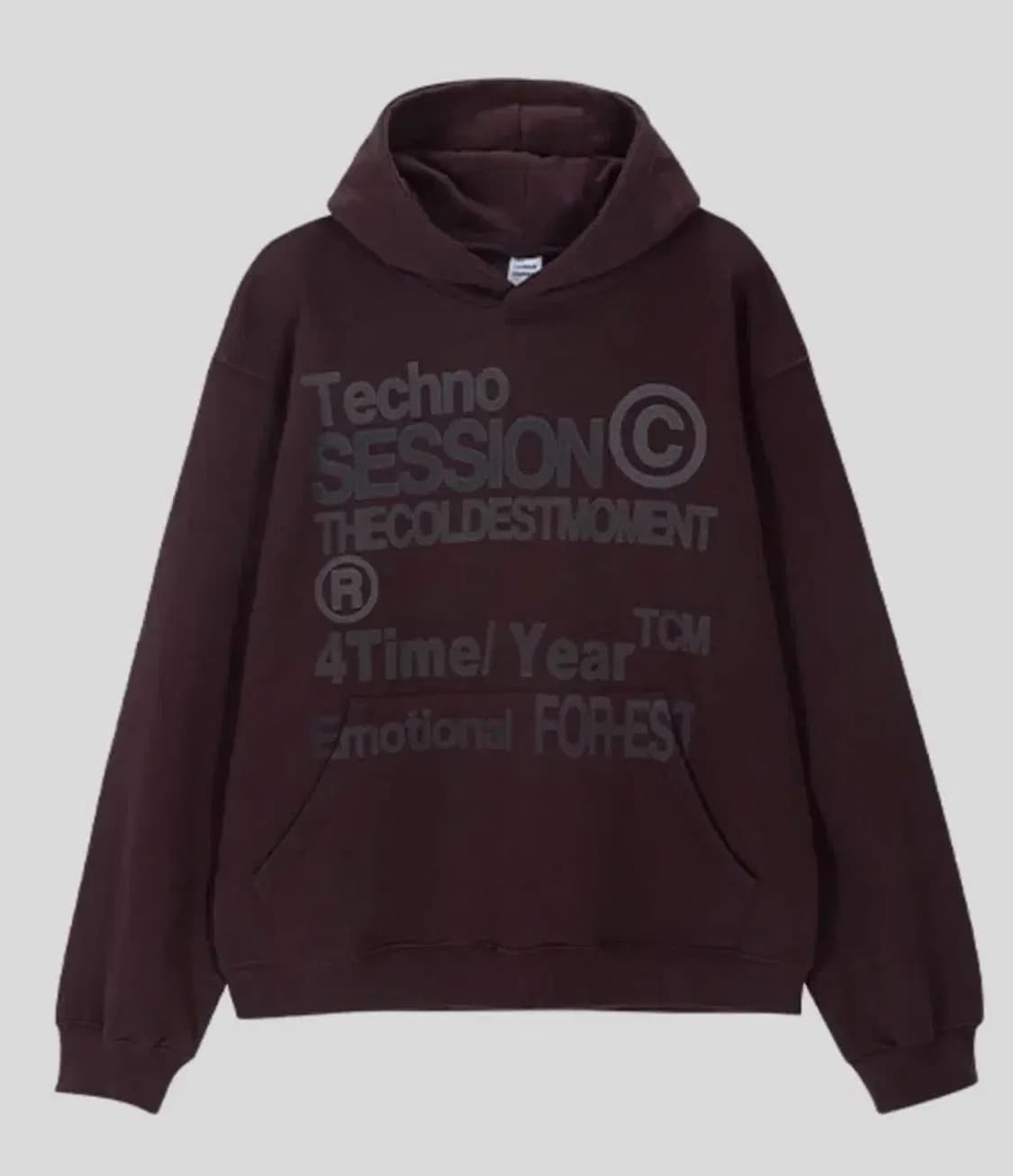TCM techno hoodie 더콜디스트모먼트 후드티 상품이미지1