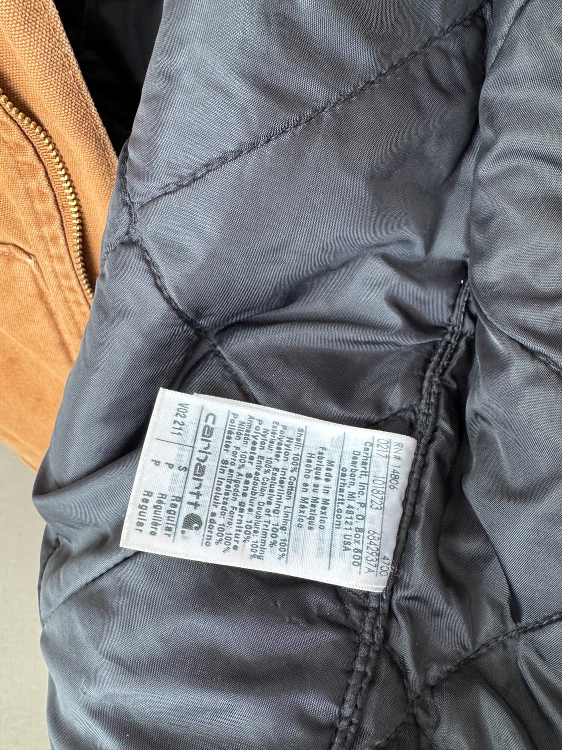 칼하트 브라운 퀼팅 조끼 Carhartt Vest 상품이미지3