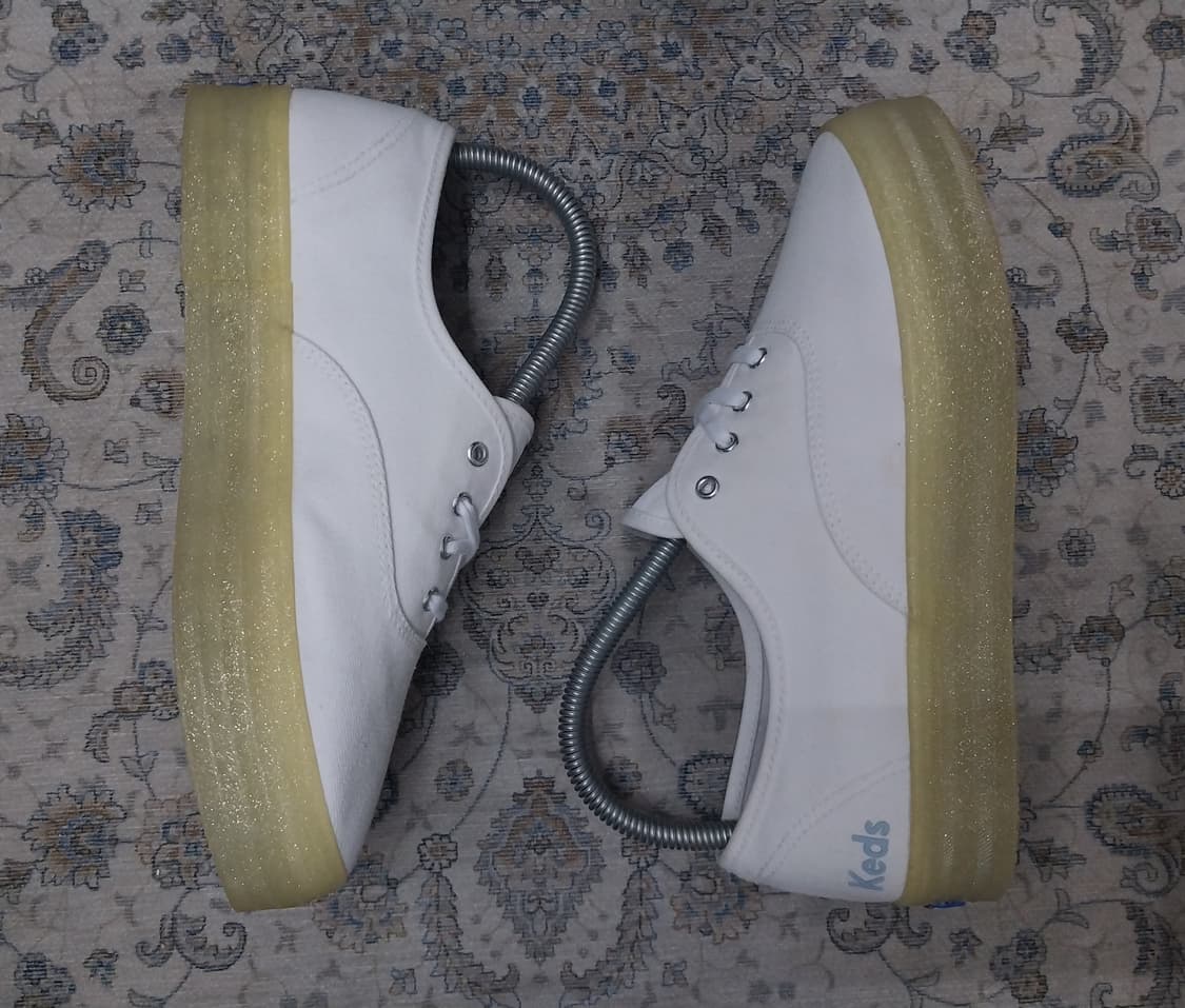 케즈 캔버스화 흰색 단화 245mm 상품이미지8