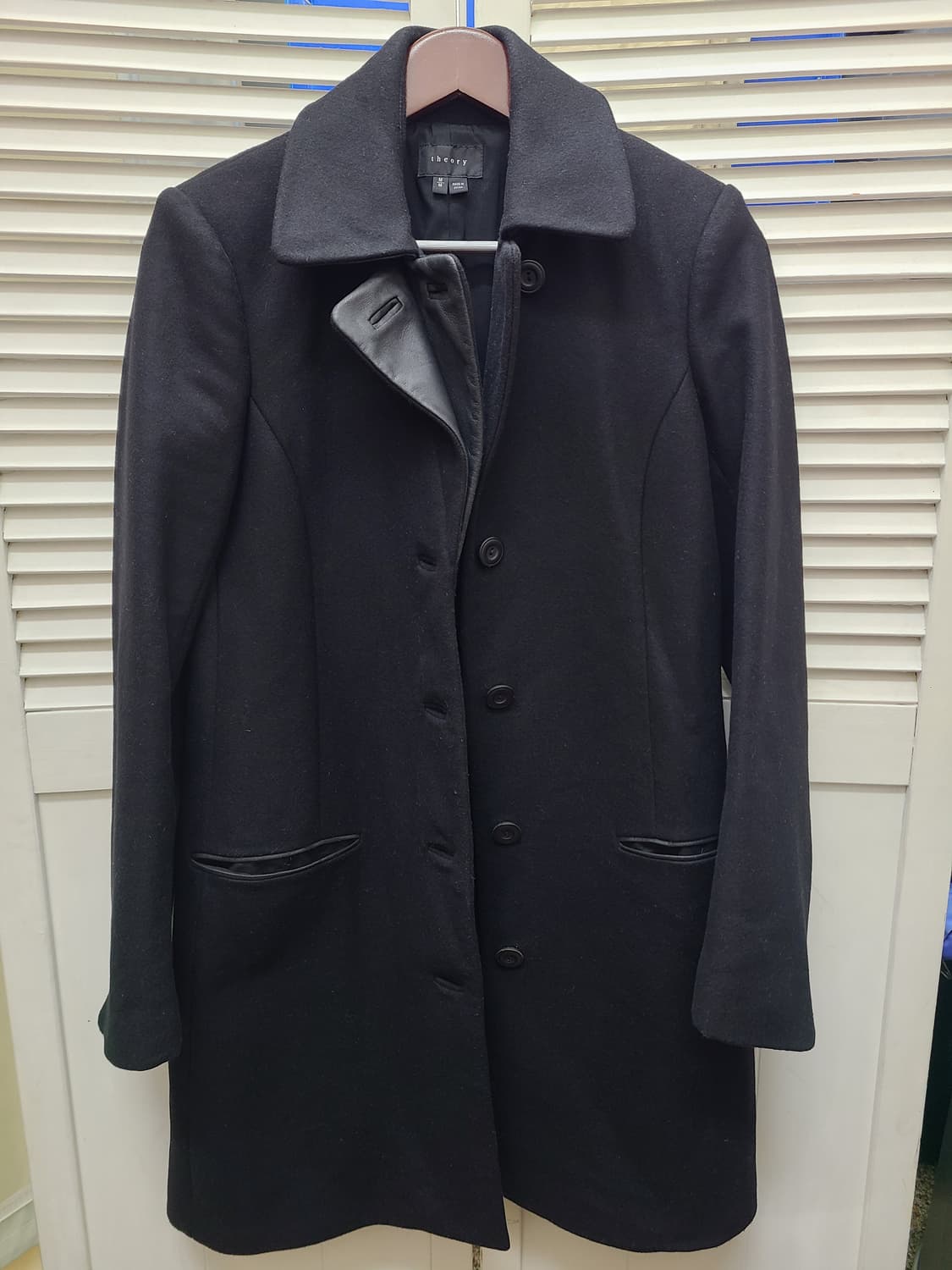 띠어리 울 캐시미어 싱글 코트 상품이미지2