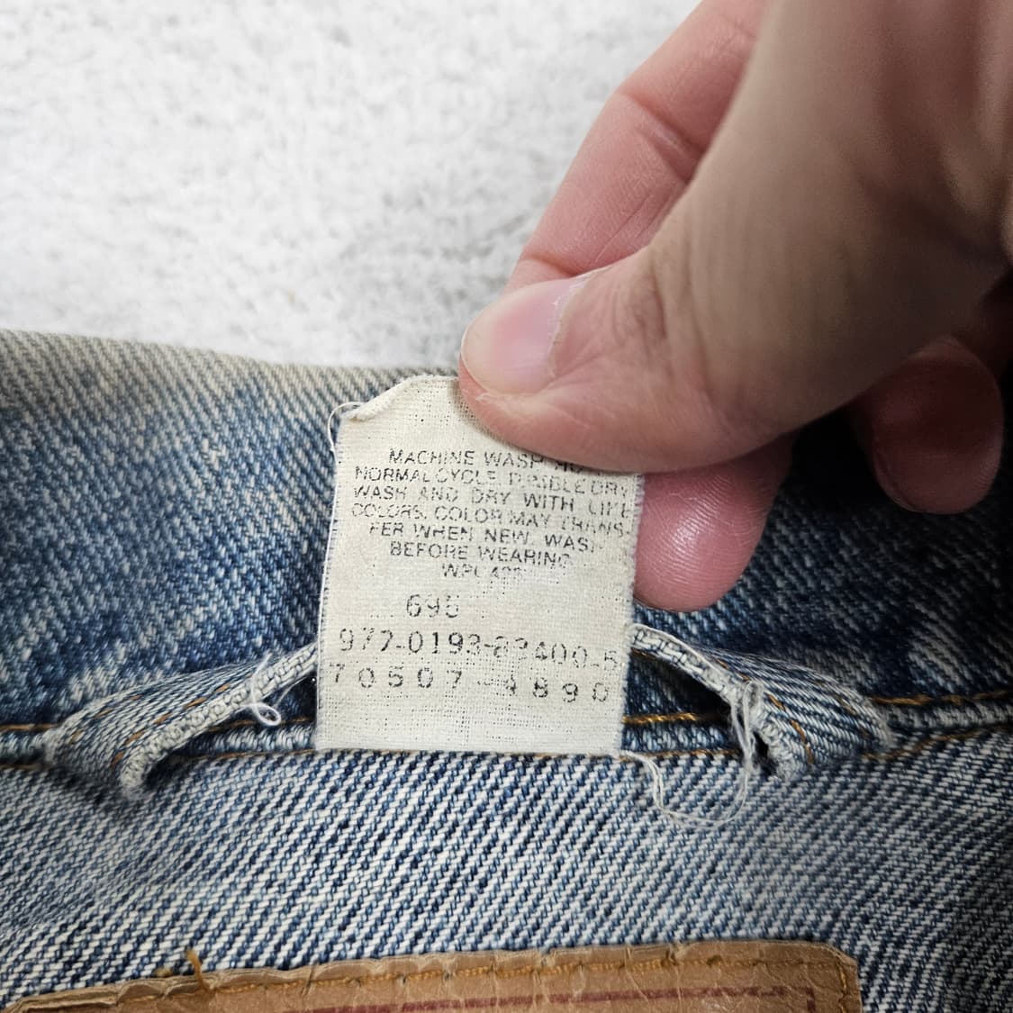 90s 리바이스 데님 자켓 XL 70507-4890 상품이미지5