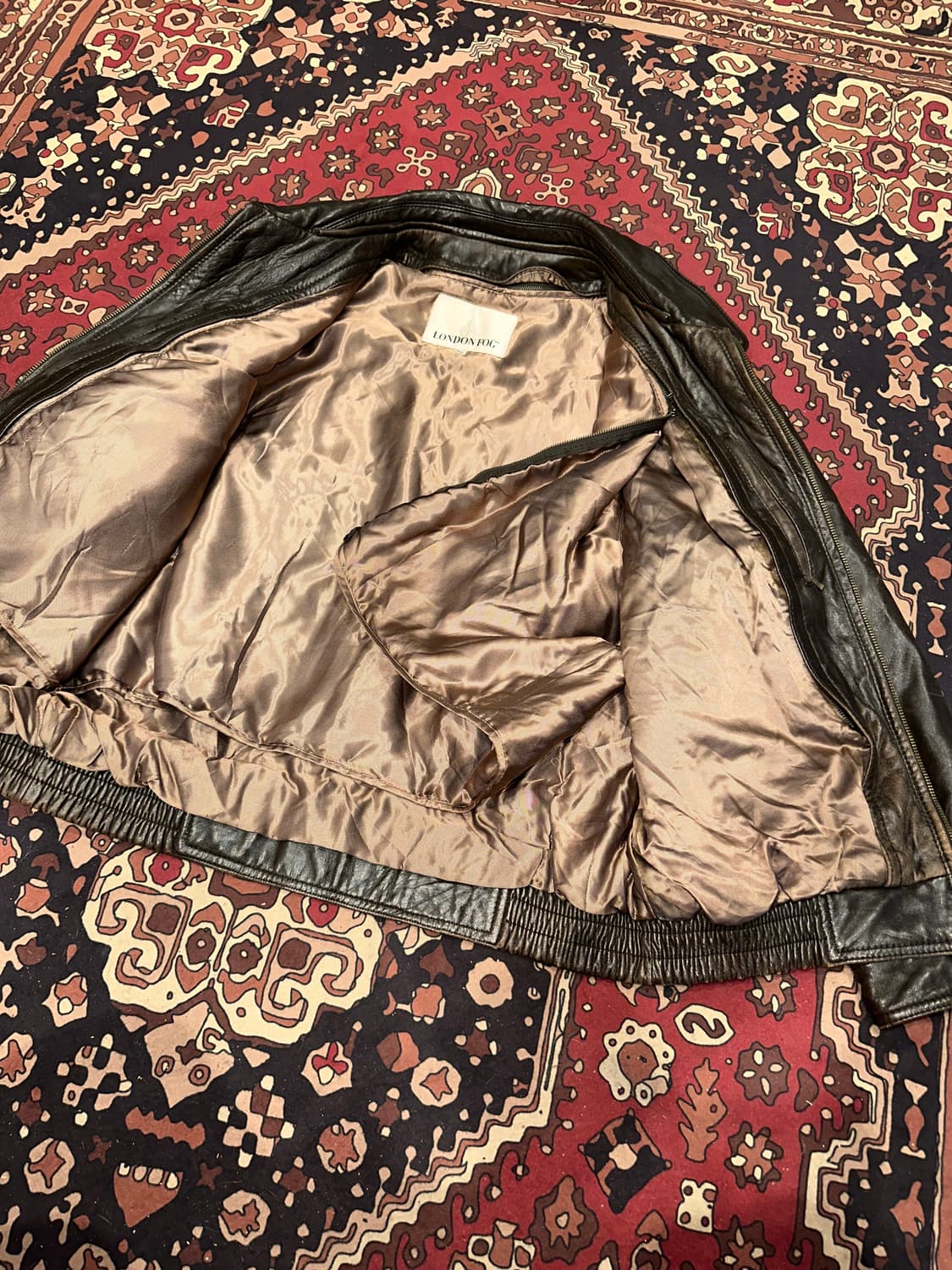 ( L ) 가죽자켓 레더자켓 봄버자켓 빈티지가죽 a2가죽자켓  상품이미지6