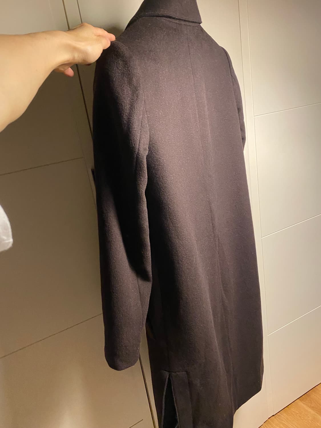 오즈세컨 모 캐시미어 혼방 브라운코트 상품이미지5