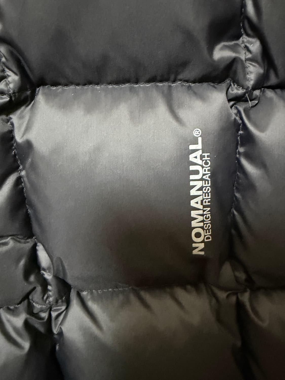 노매뉴얼 SQR PADDED HALF ZIP-UP JACKET - BLA 상품이미지3