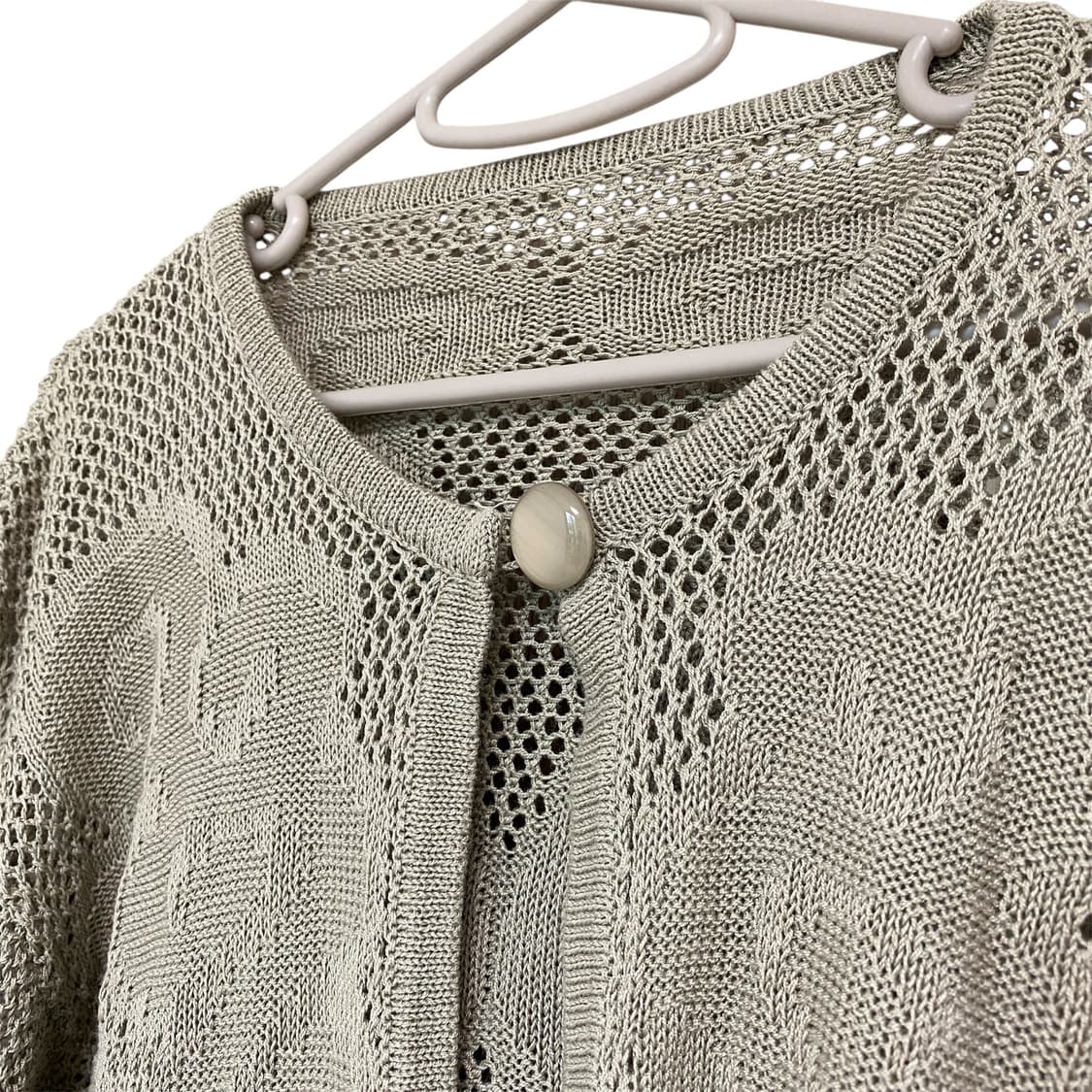 애쉬 브라운 크로쉐 가디건  상품이미지3