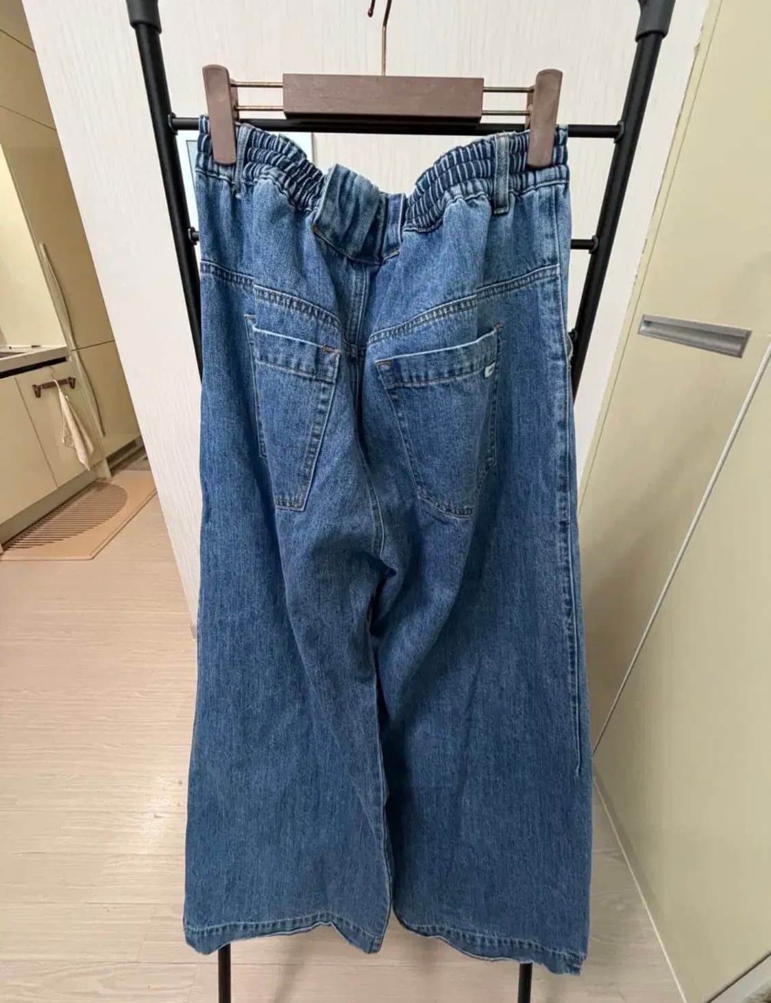 앵글런 커브드 데님팬츠 상품이미지5