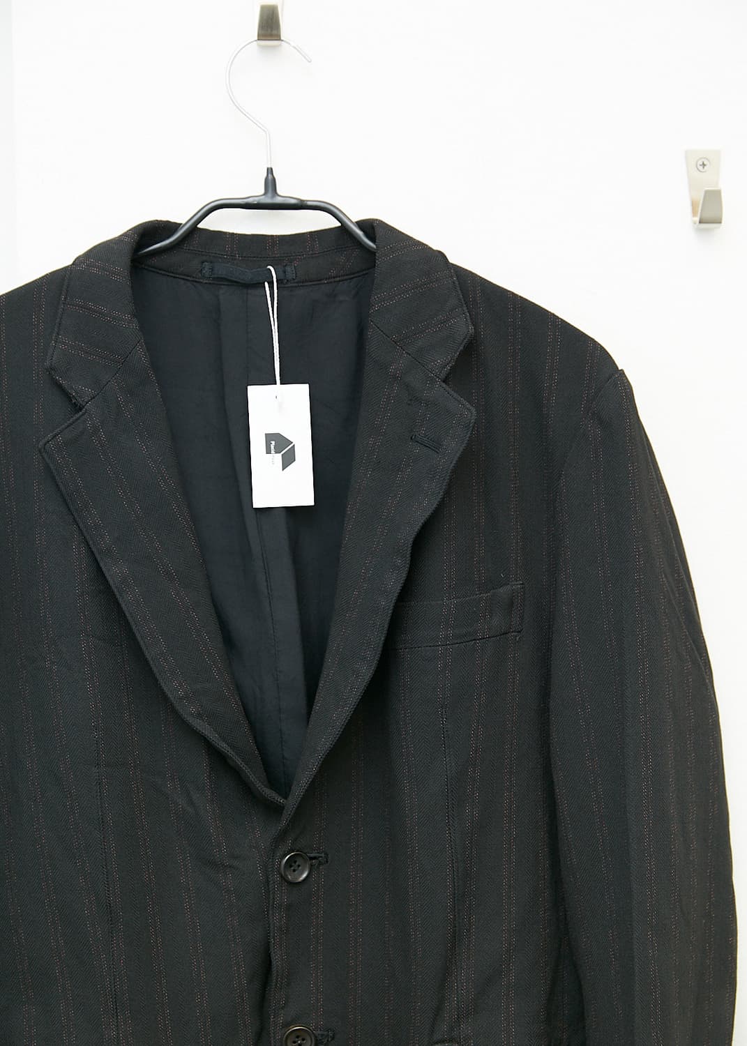 Boiled Polyester Stripe Blazer 상품이미지2