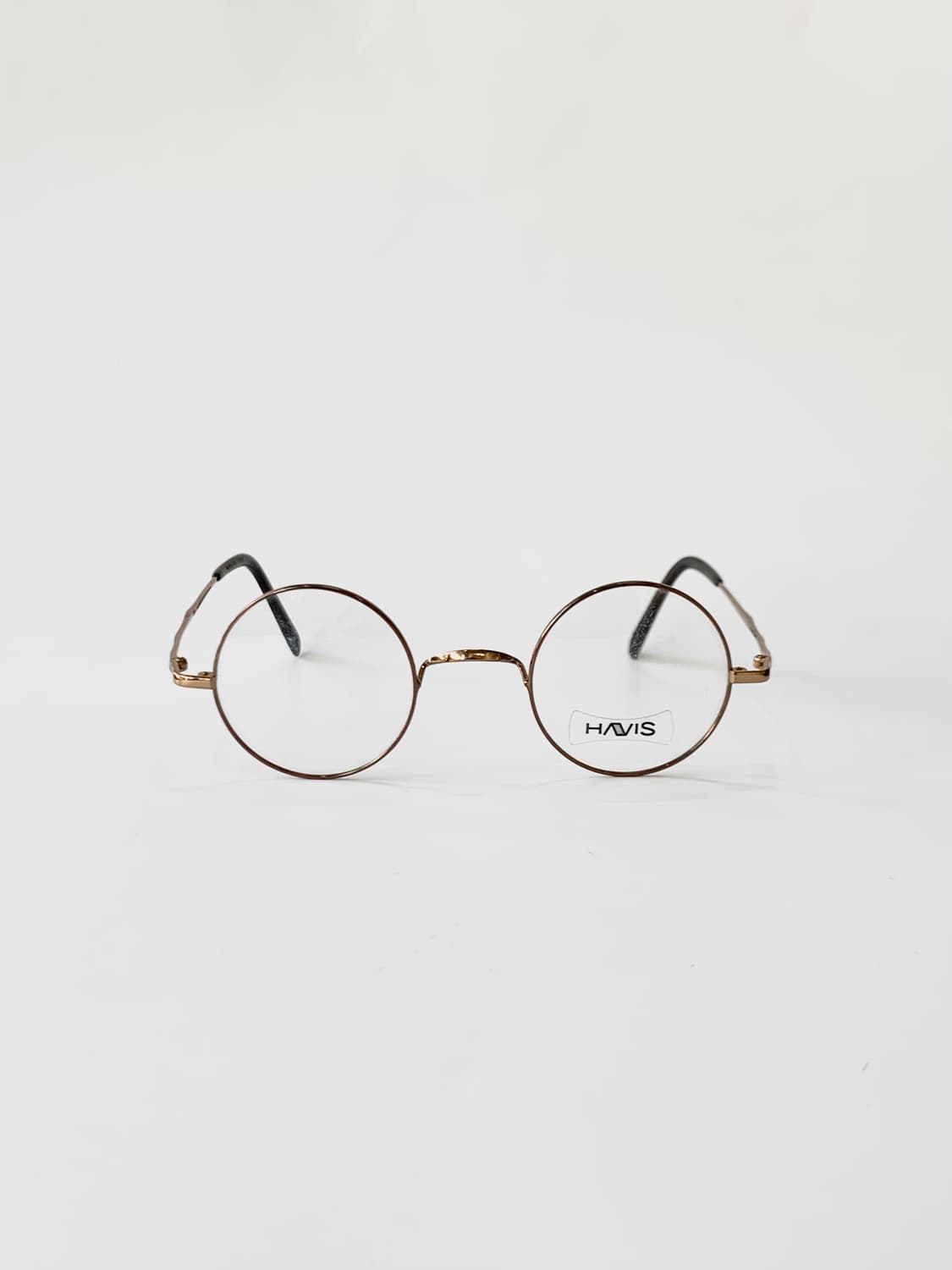 [픽키-586] (Small) 소형 라운드 안경테 브라운 메탈 상품이미지1