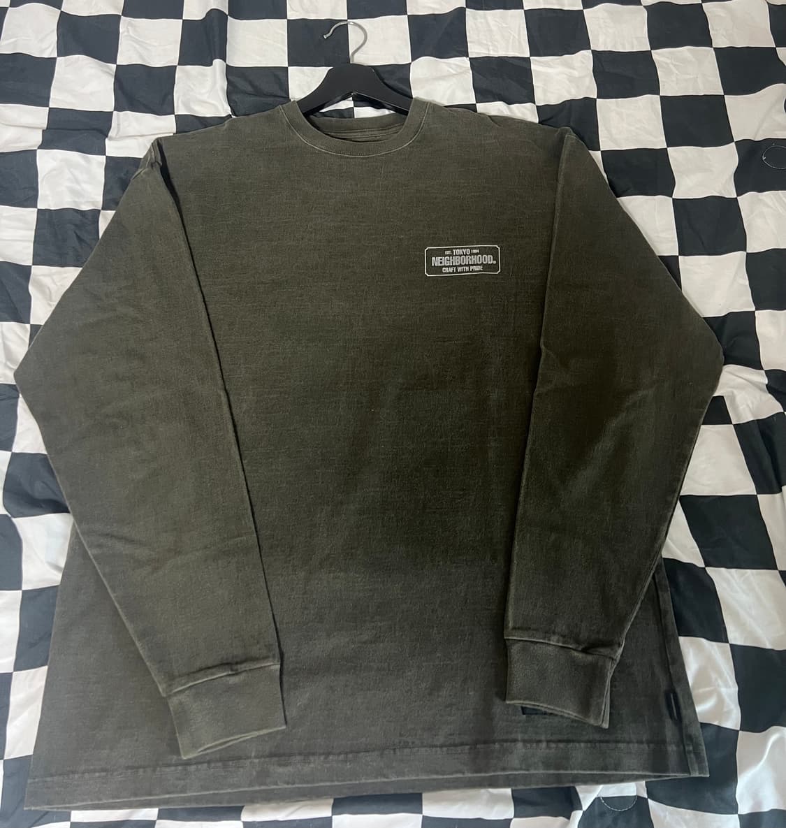 네이버후드 피그먼트다이드 긴팔티 105 상품이미지2