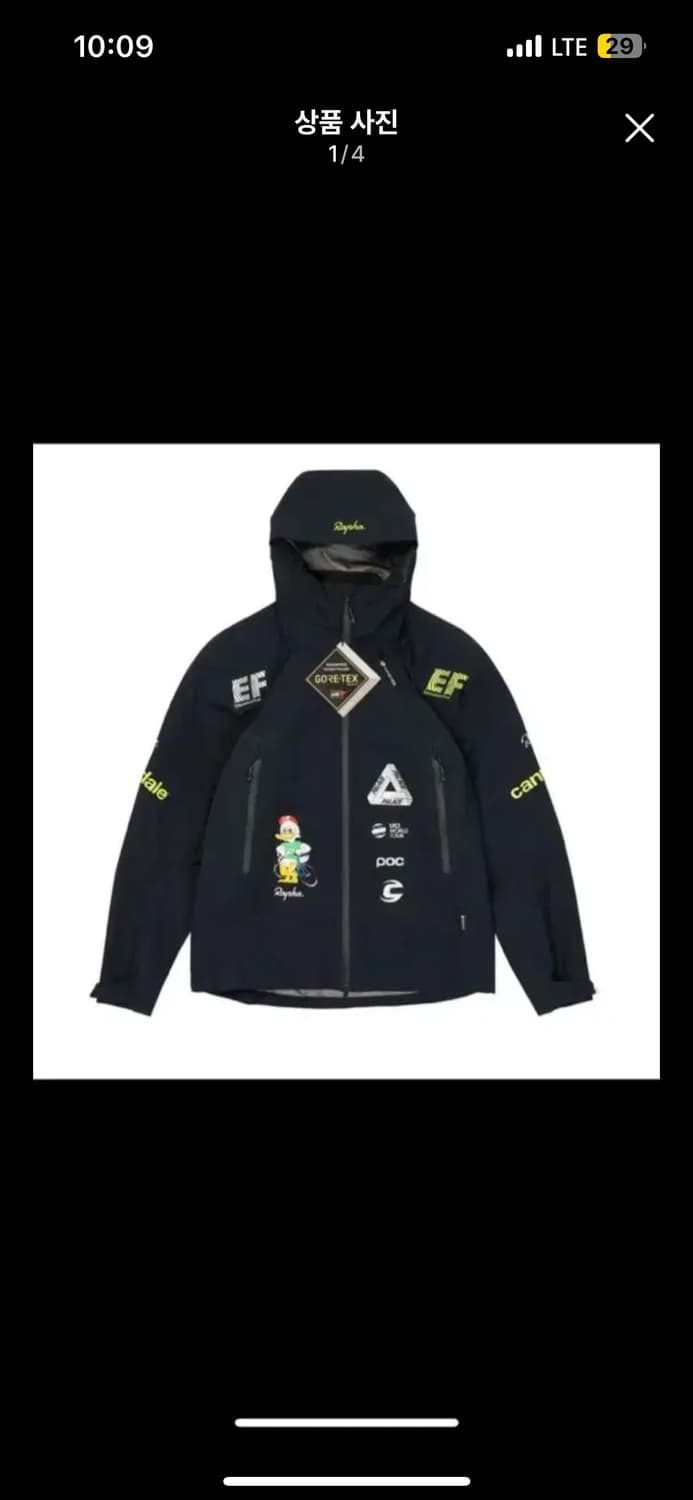 [M] 팔라스 라파 고어텍스 자켓 블랙 바람막이 새상품 상품이미지4