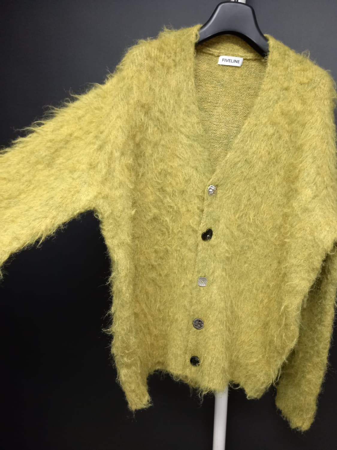 파이브라인 춘추동 울 모헤어 루즈박시핏 가디건 F 33-77 상품이미지5