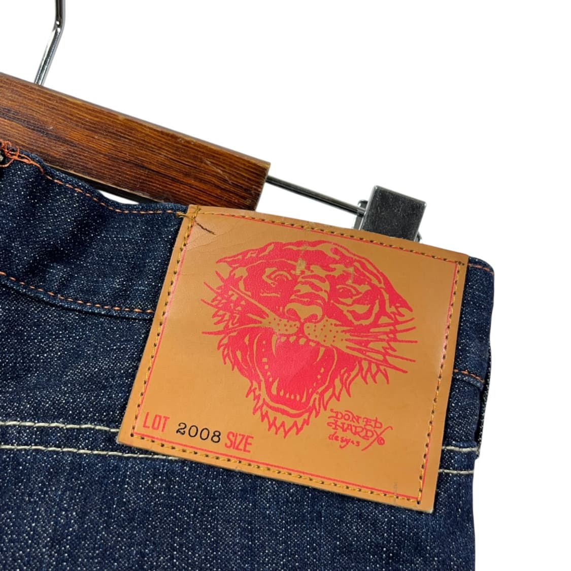 [ED HARDY] 에드하디 스컬 자수 데님팬츠 상품이미지7