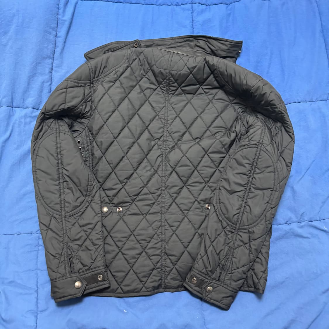 [L] 폴로 랄프로렌 퀼팅 바이커 자켓 블랙 상품이미지7