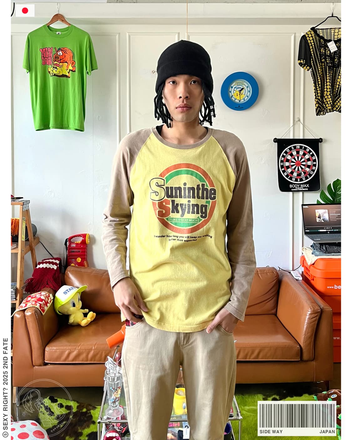 2000s SIDE WAY Japan Raglan Long-Sleeve 상품이미지1