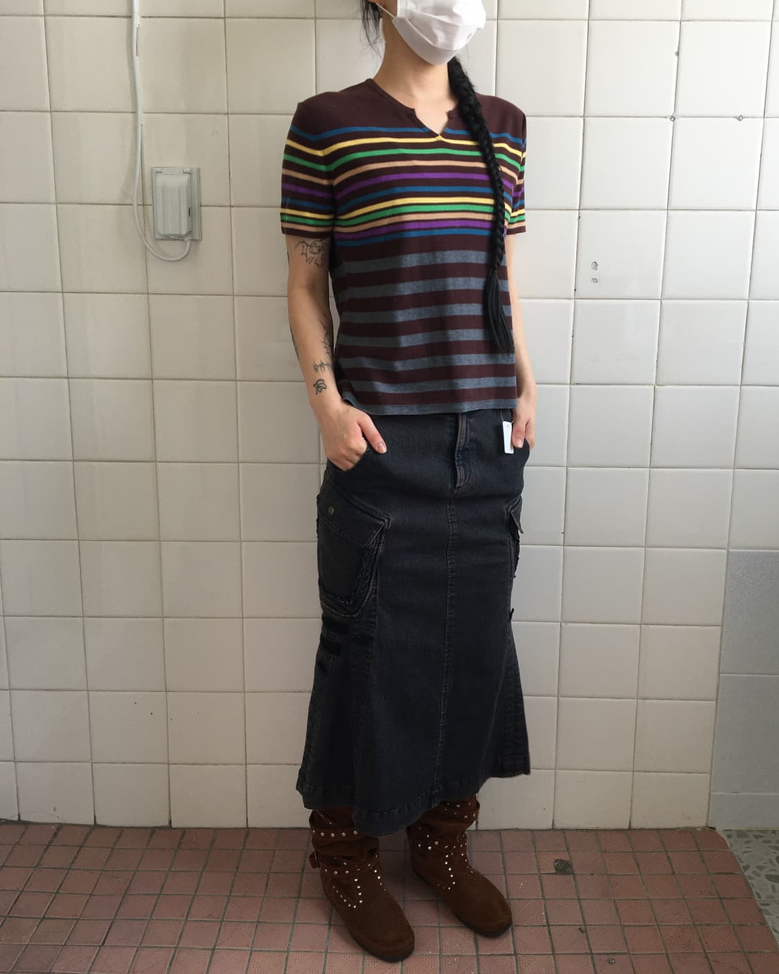 Cago mermaid denim skirt 상품이미지6