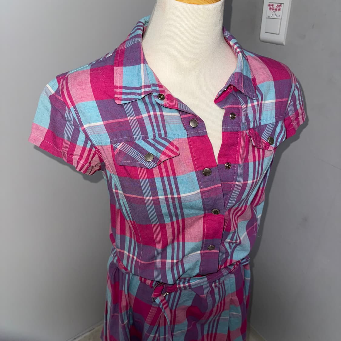 하이틴 셔츠 원피스  상품이미지2