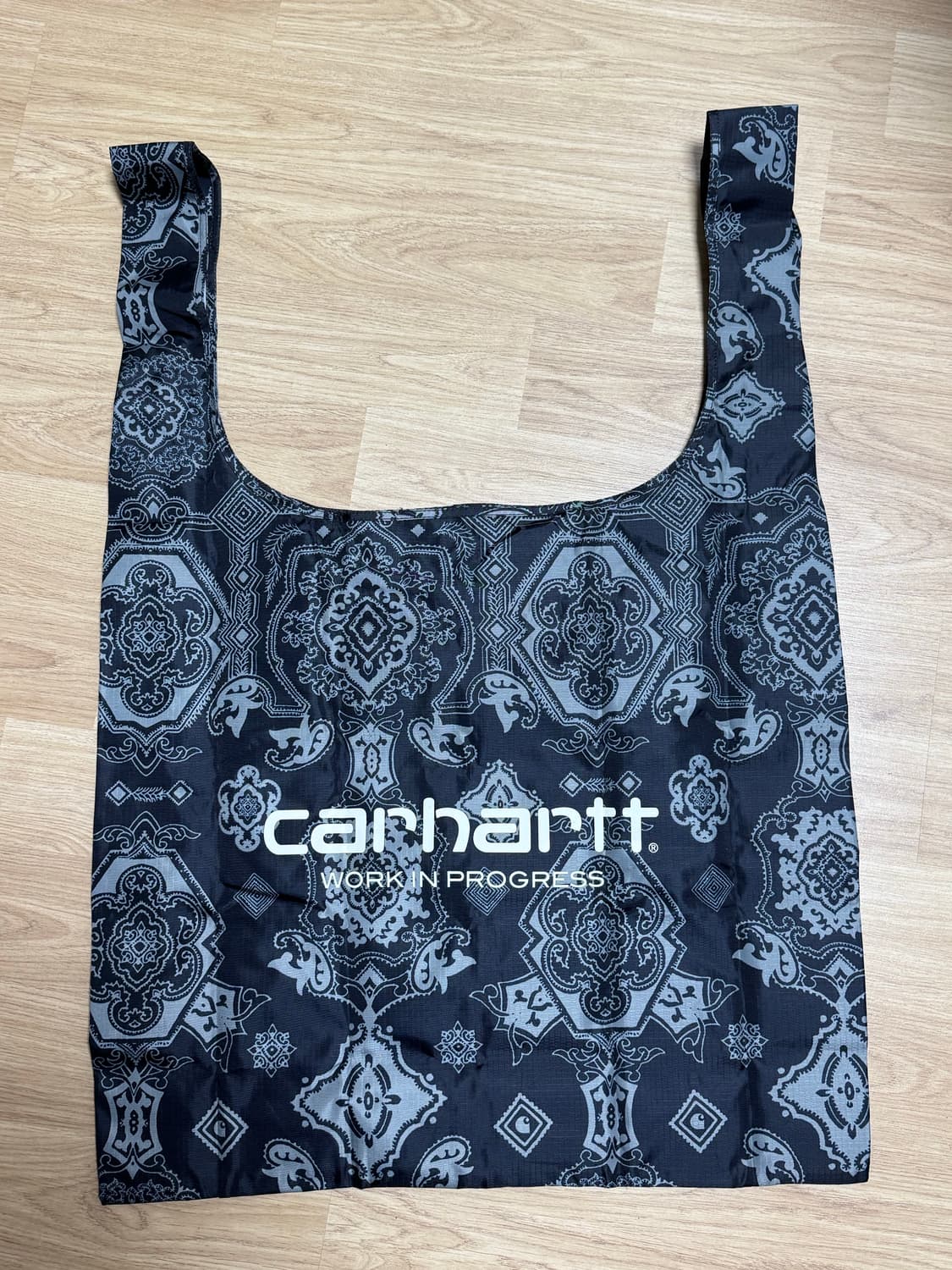 무료배송)칼하트 wip 벌스 쇼핑백 에코백 숄더백 블랙 상품이미지2