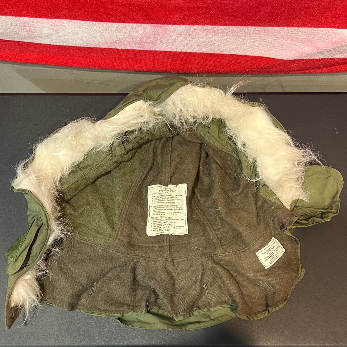 미군 오리지날 m65 개파카 후드 상품이미지2