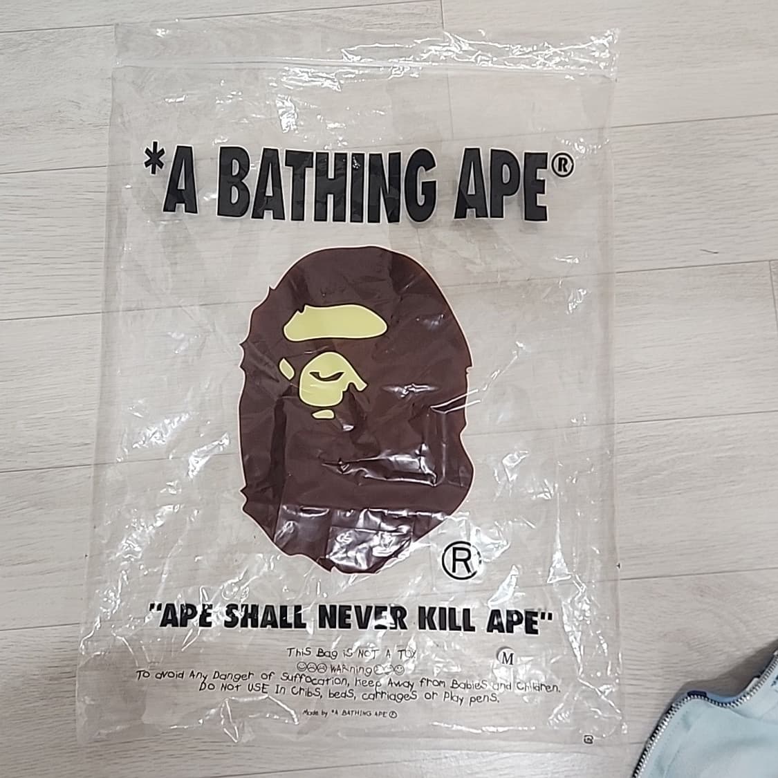 베이프 샤크후드 블루 M [일본 매장구매, 택&비닐 있는 새상품] 상품이미지10