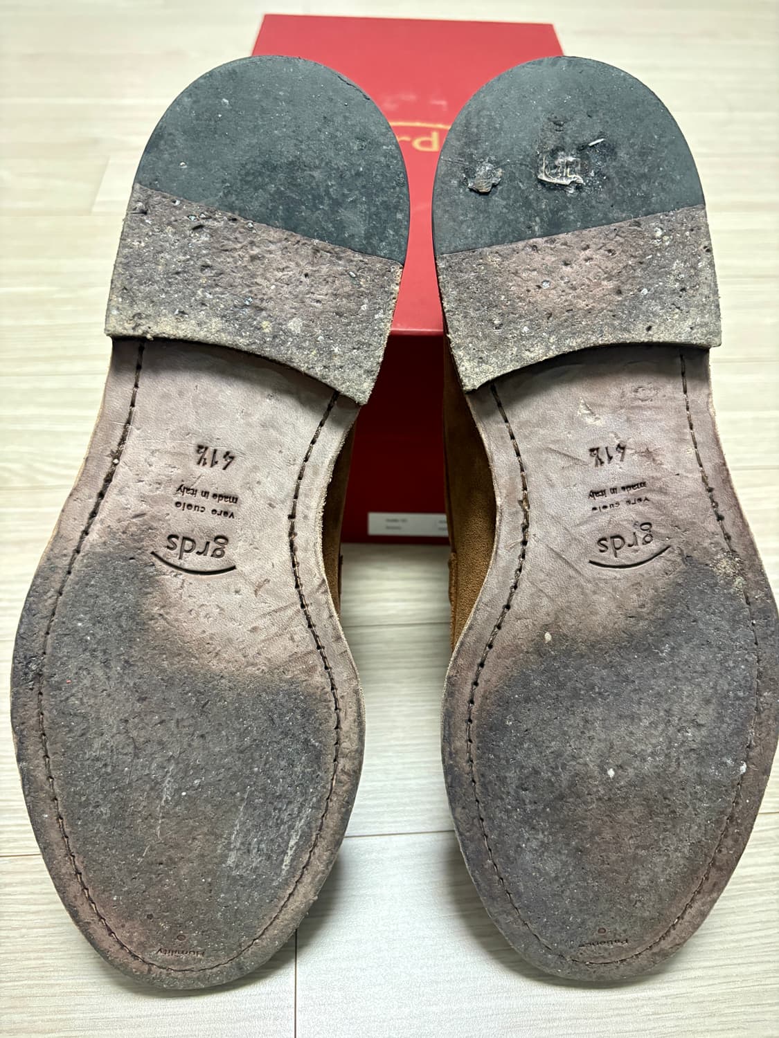 그라더스 로퍼01 스웨이드 브라운 265 상품이미지5