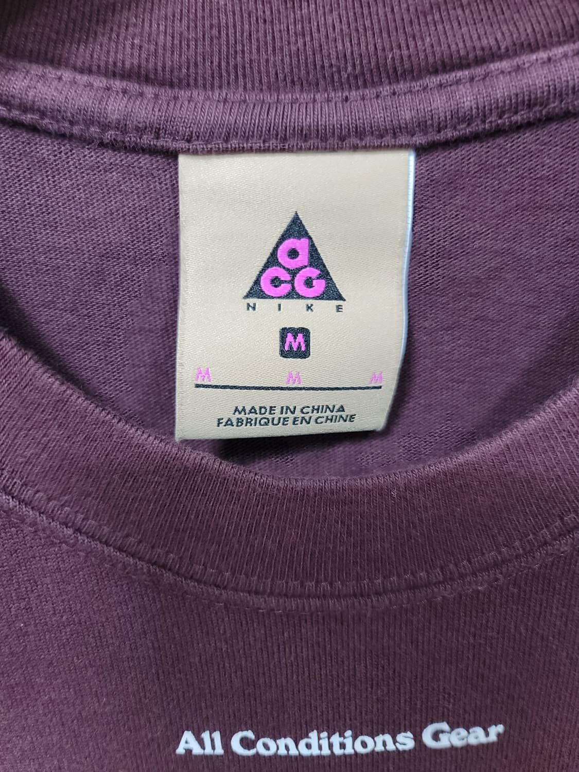 나이키 ACG 티셔츠 M 95 상품이미지3