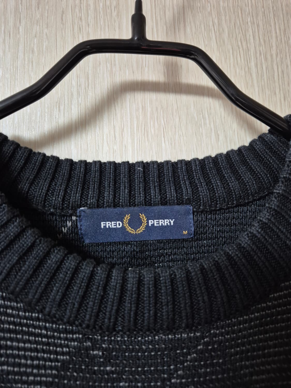 프레드페리 아가일 니트  M 남성 스웨터 상품이미지6