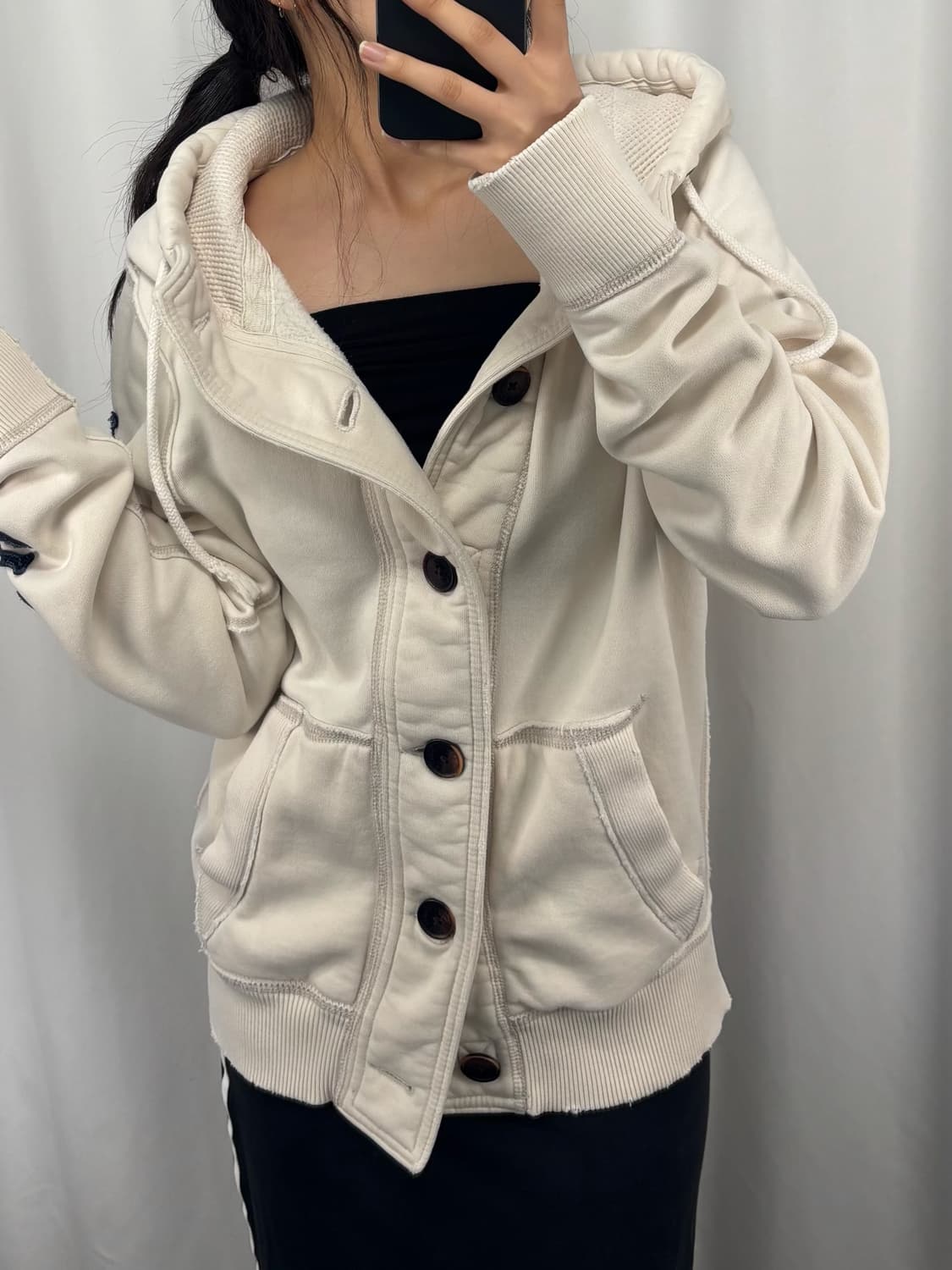 아베크롬비 버튼 후드 자켓 상품이미지2