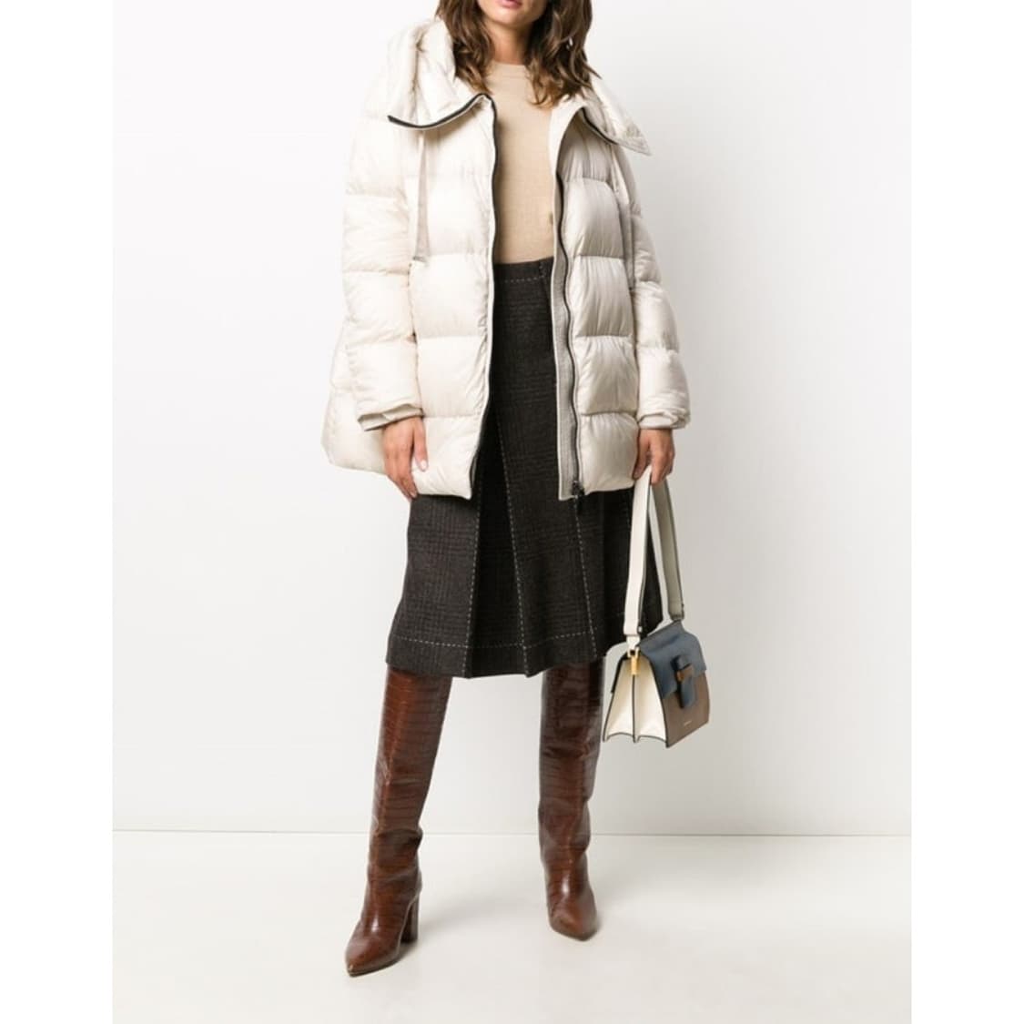 막스마라 후드 구스 다운 패딩 상품이미지1