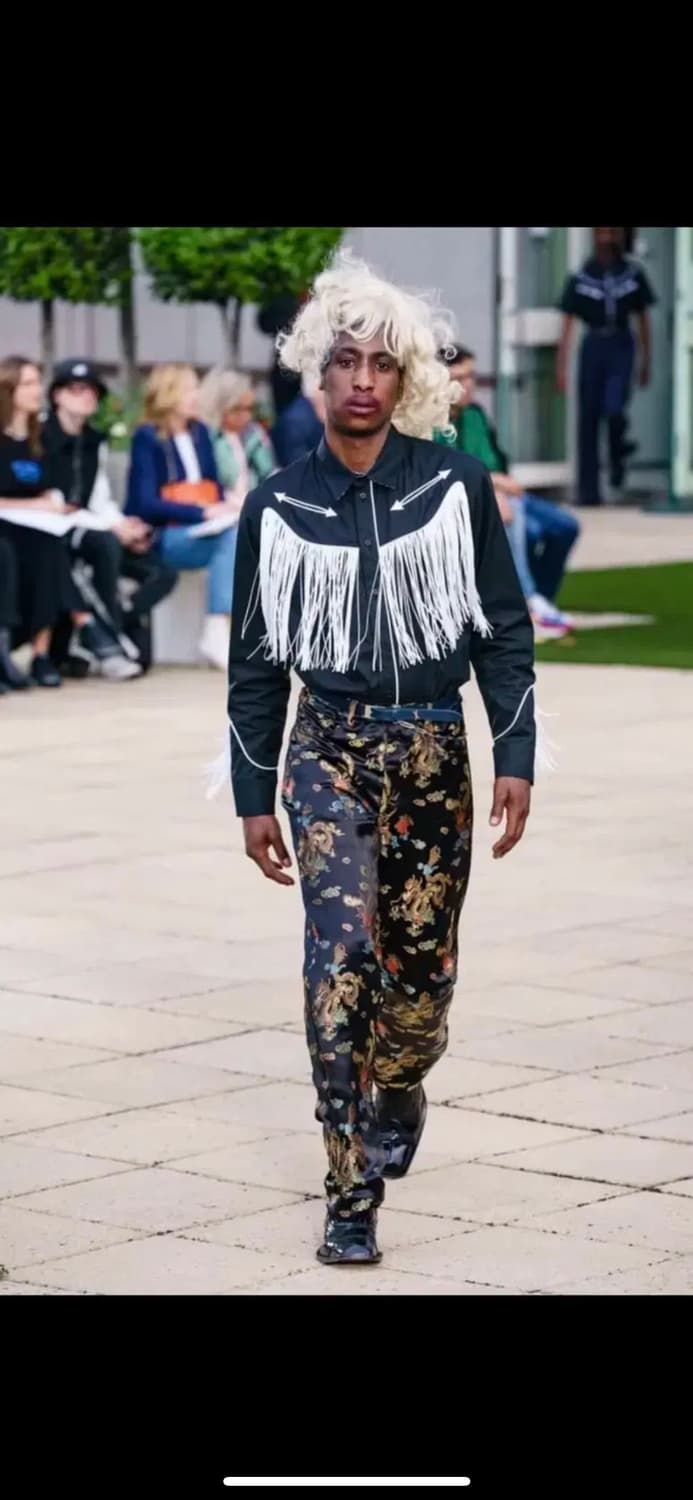 마틴로즈 프린지웨스턴 셔츠 상품이미지1