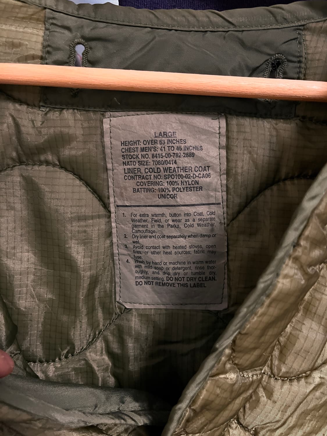 [M] 70s M65 필드자켓 상품이미지7