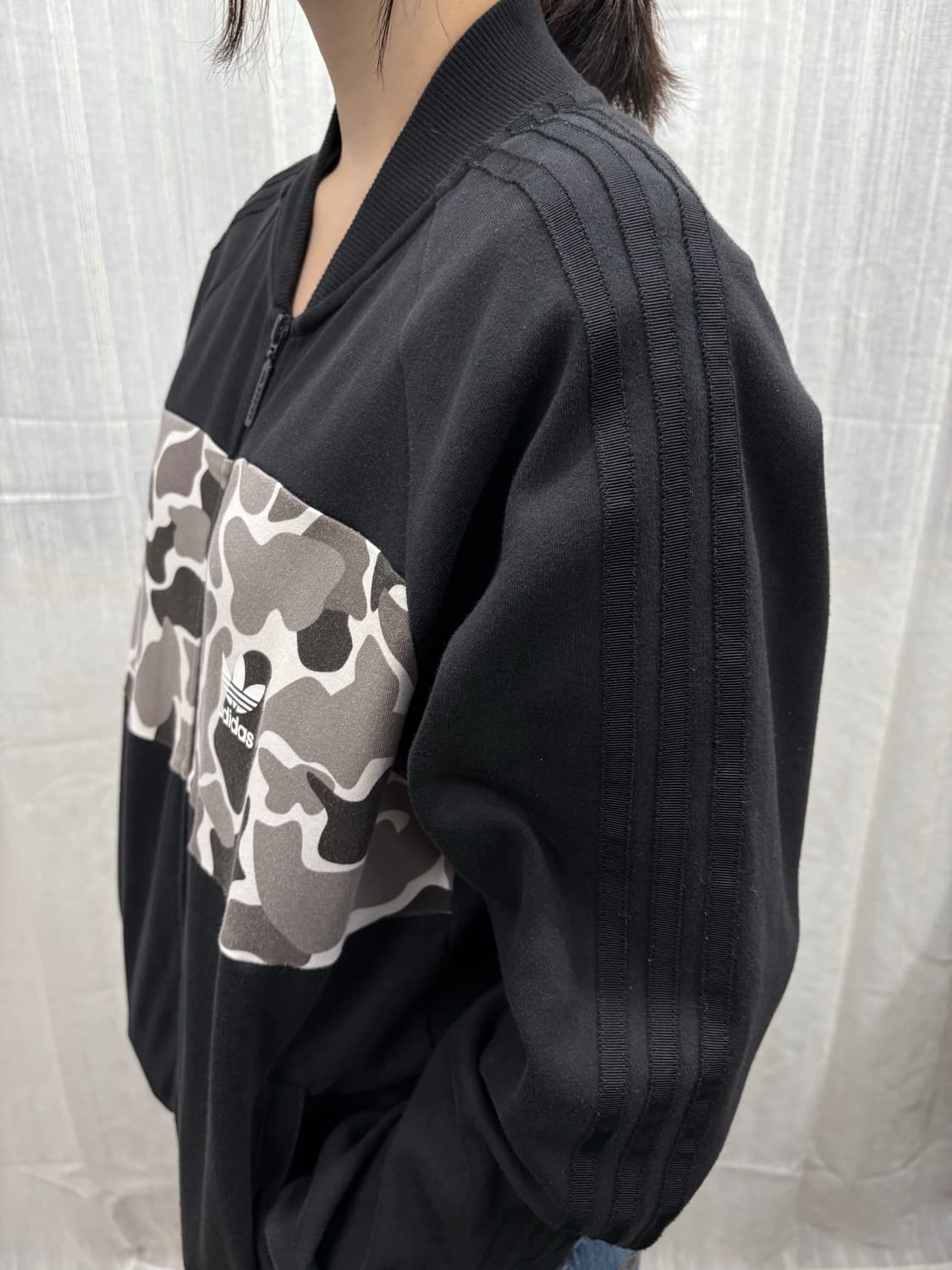 아디다스 파이어버드 백로코 카모 코튼 트랙탑 져 상품이미지3