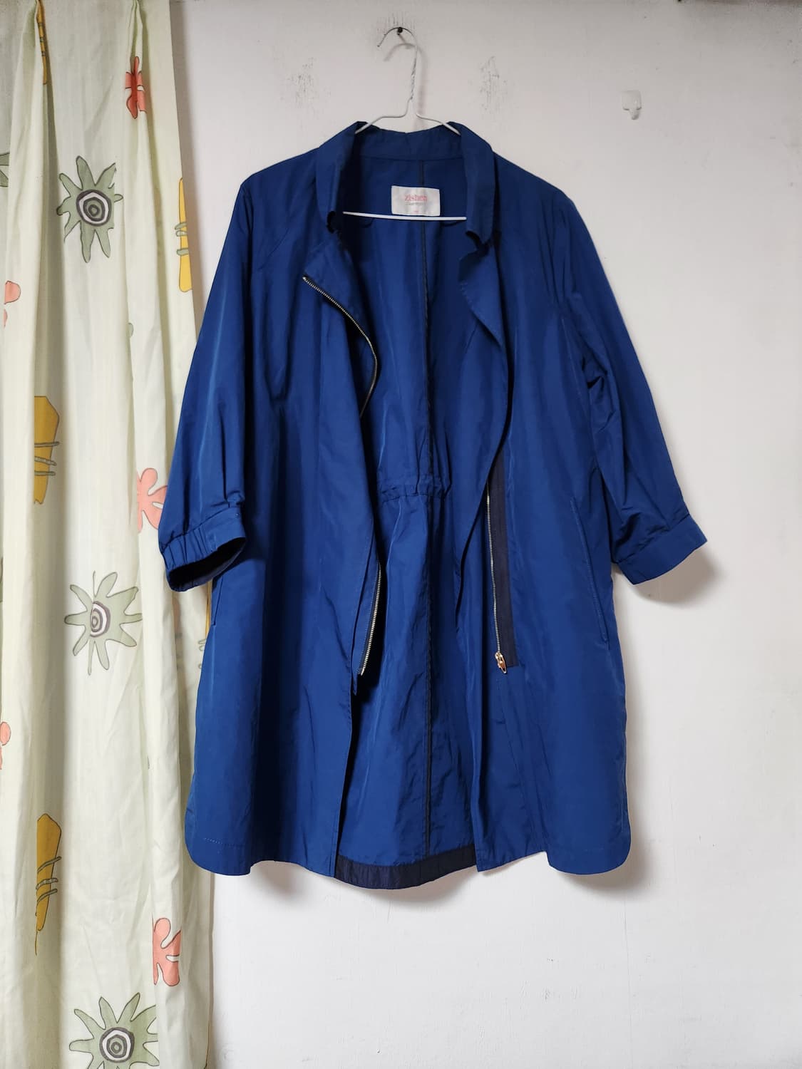 zishen 블루 하프 코트 100 상품이미지2