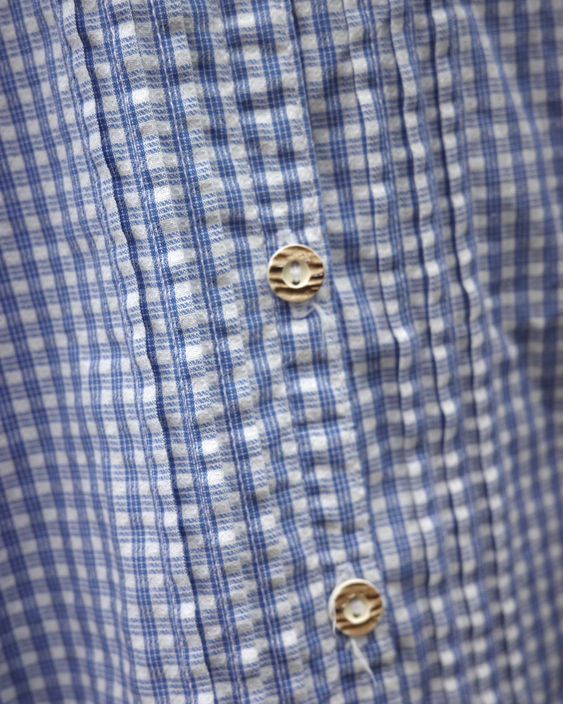 유럽 빈티지 체크 레이디 하프플래킷 페전트 셔트 상품이미지3