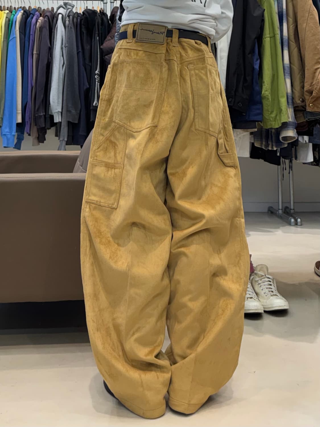 RÊVE JEANS | 레브 진 페이크 스웨이드 팬츠 상품이미지6