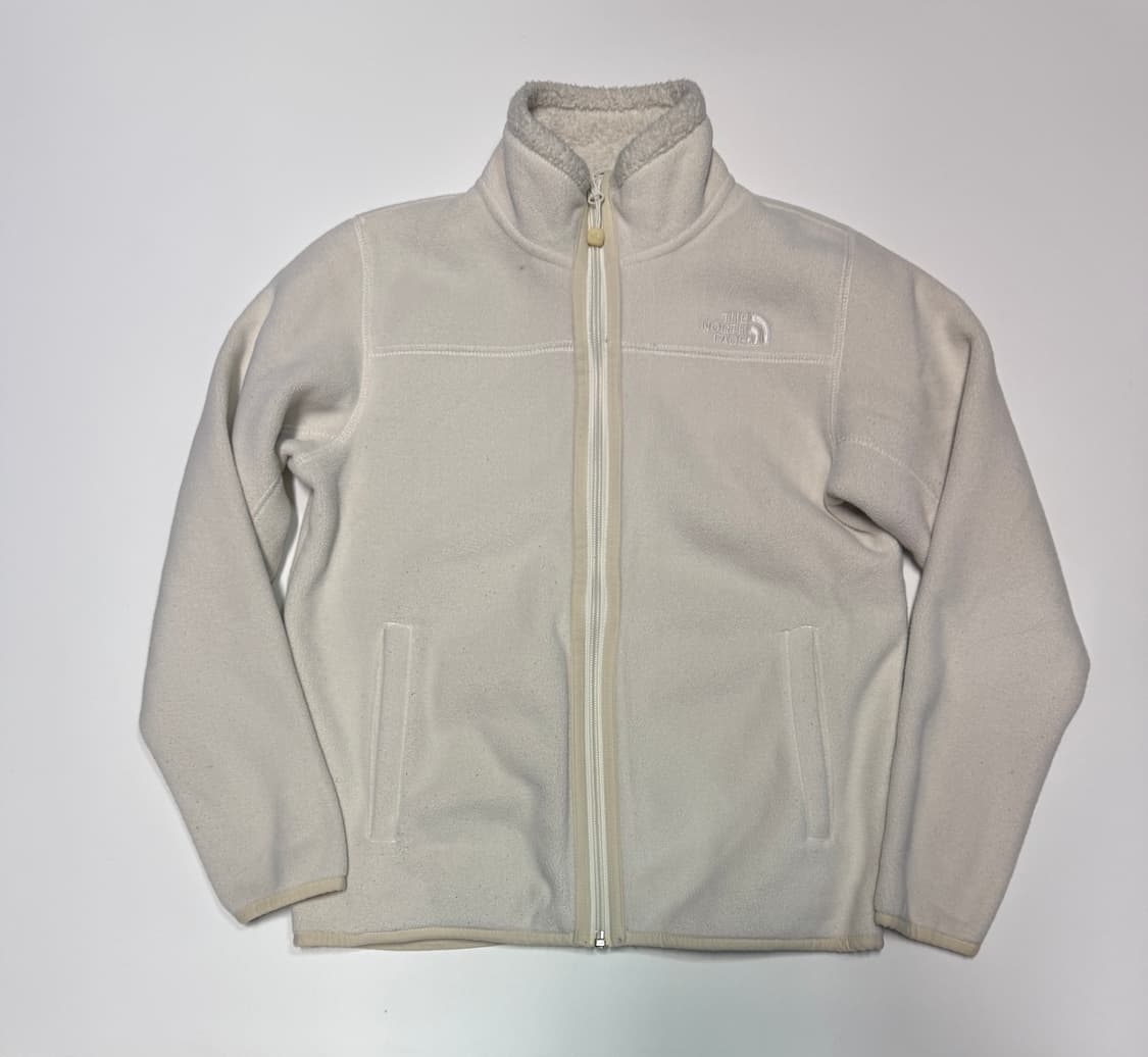 노스페이스 키즈 크림 뽀글이 플리스 집업 150 상품이미지1