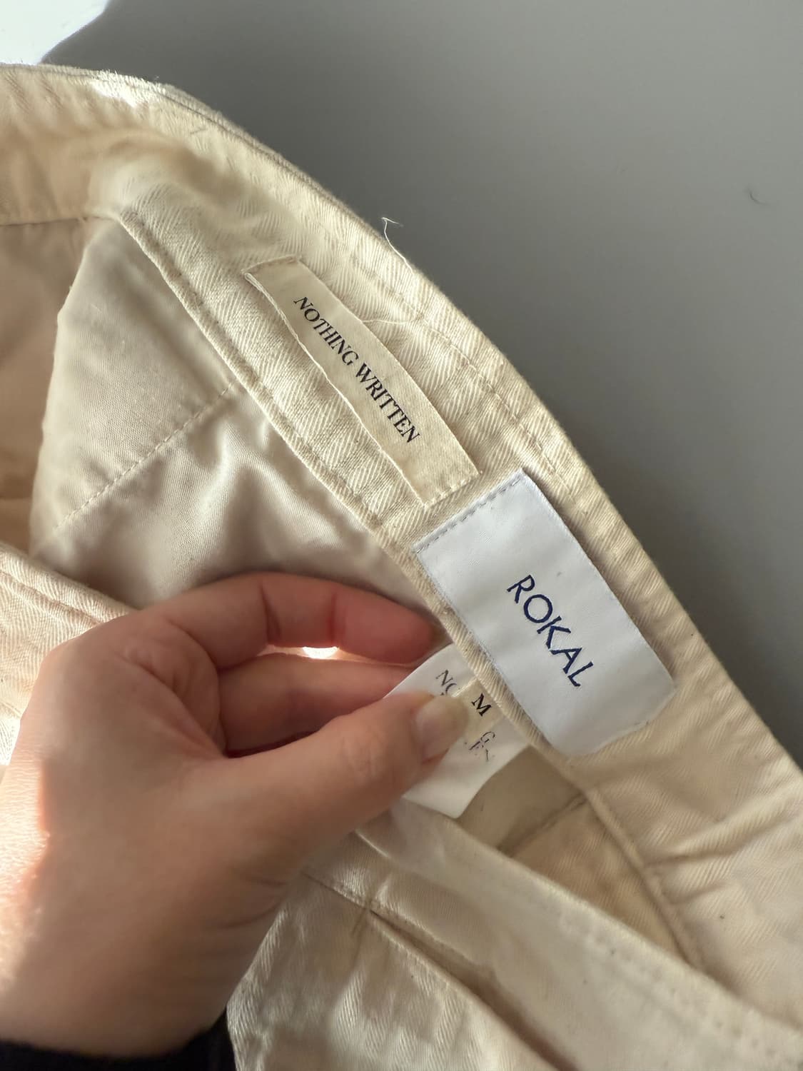 낫띵리튼 헤링본팬츠 M 상품이미지2