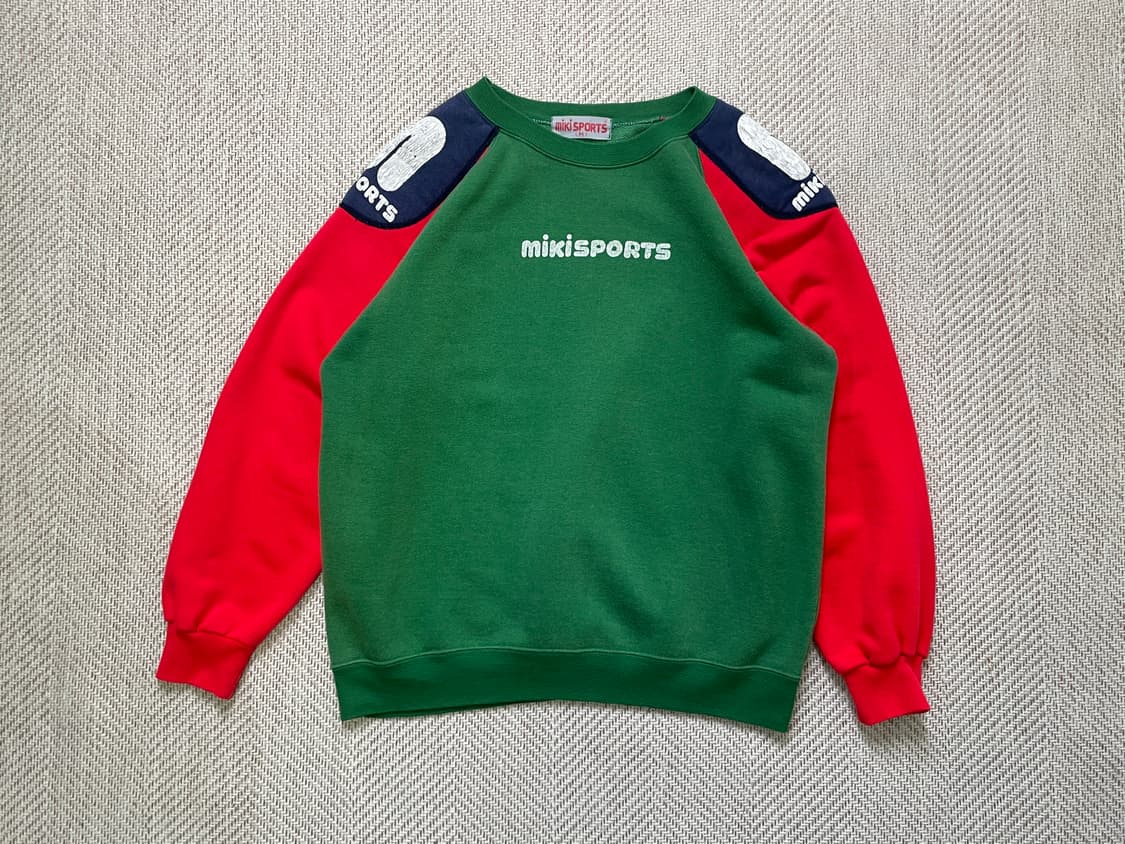 9~00s Miki sport 미키 스포츠 숄더패치 스웻 J04097 상품이미지1