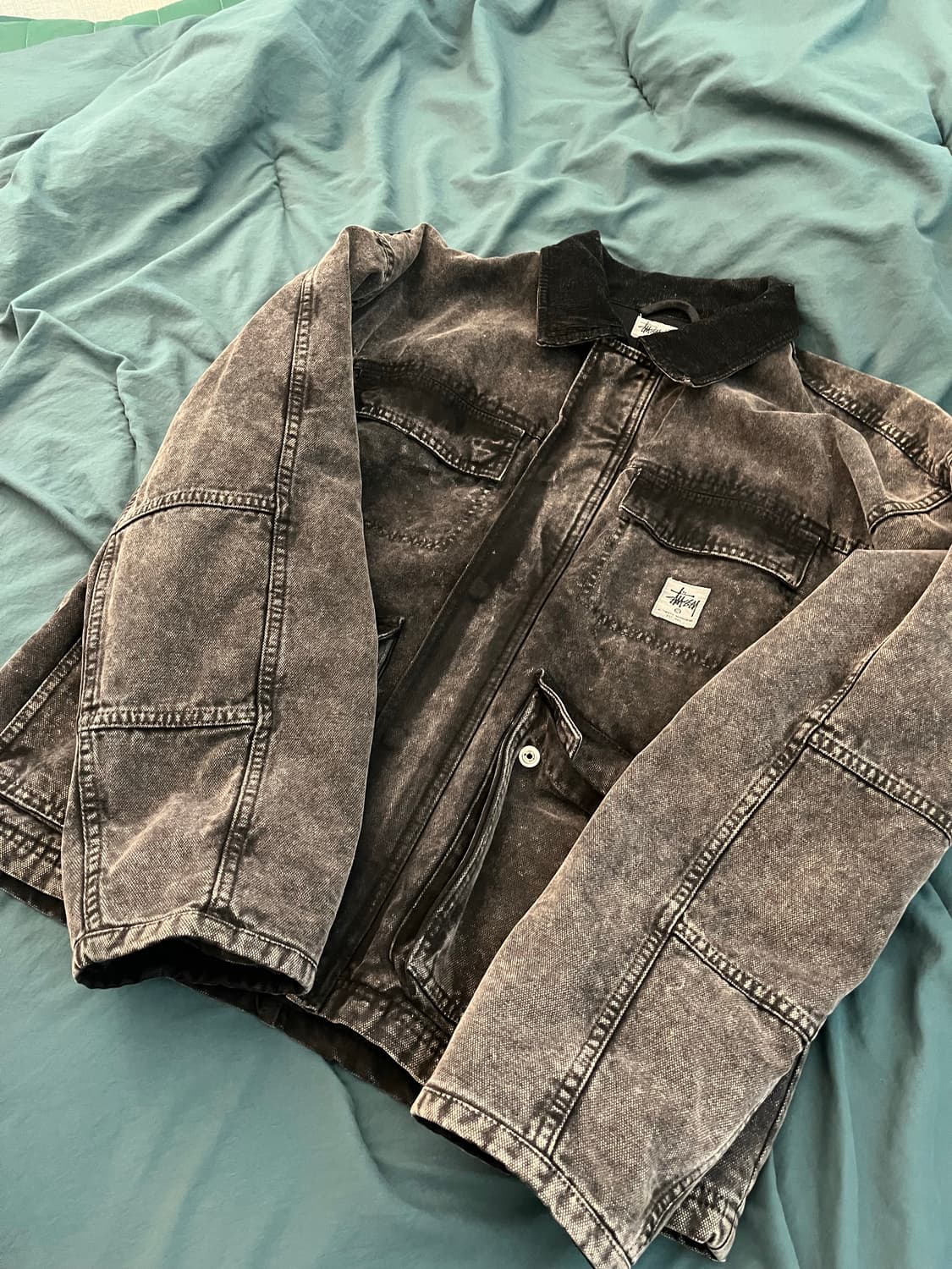 스투시 워시드 캔버스 자켓 L (워크자켓) 상품이미지1